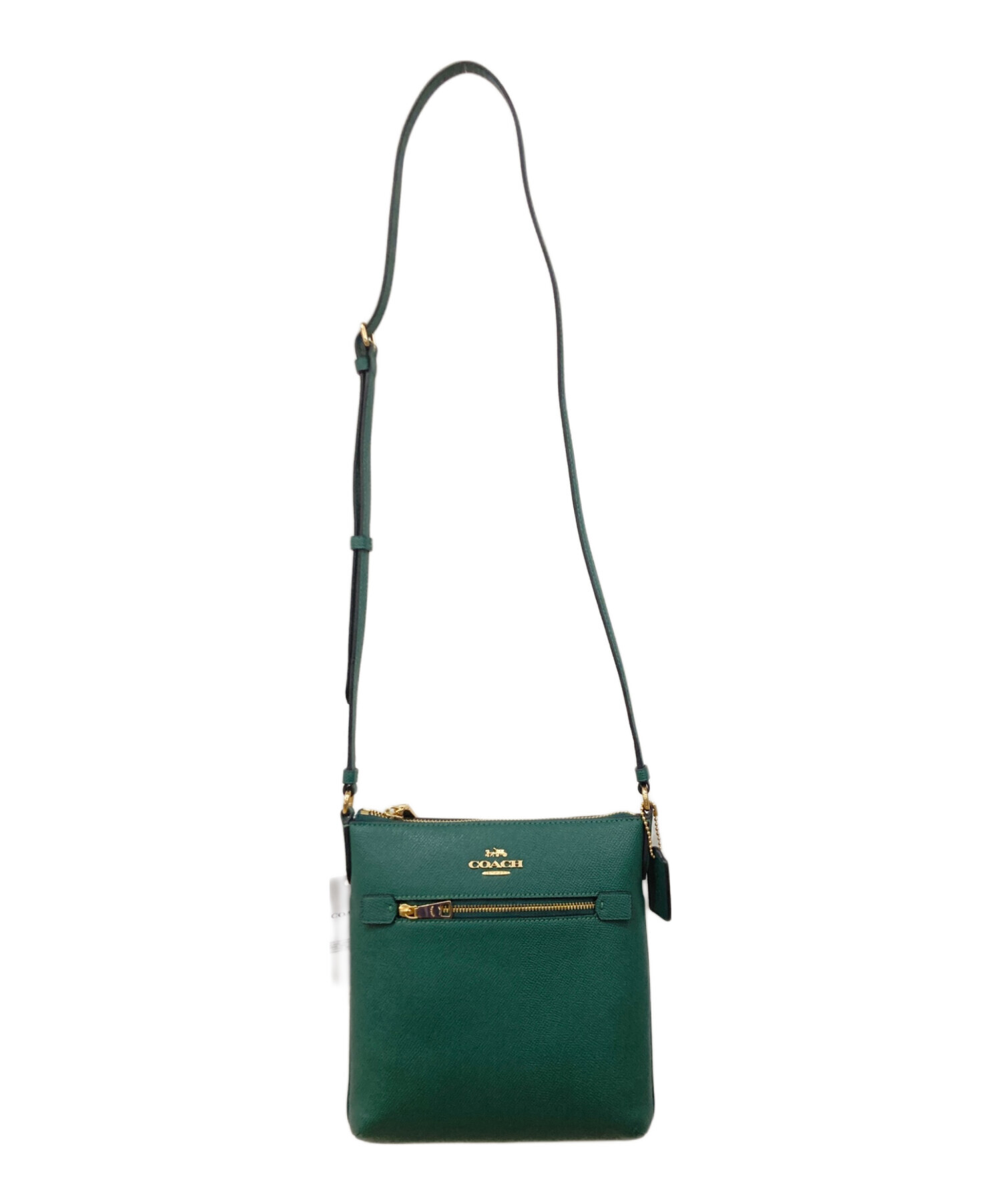 COACHバッグ 斜め掛けバッグ グリーン 中古・古着通販】COACH (コーチ) ショルダーバッグ グリーン｜ブランド