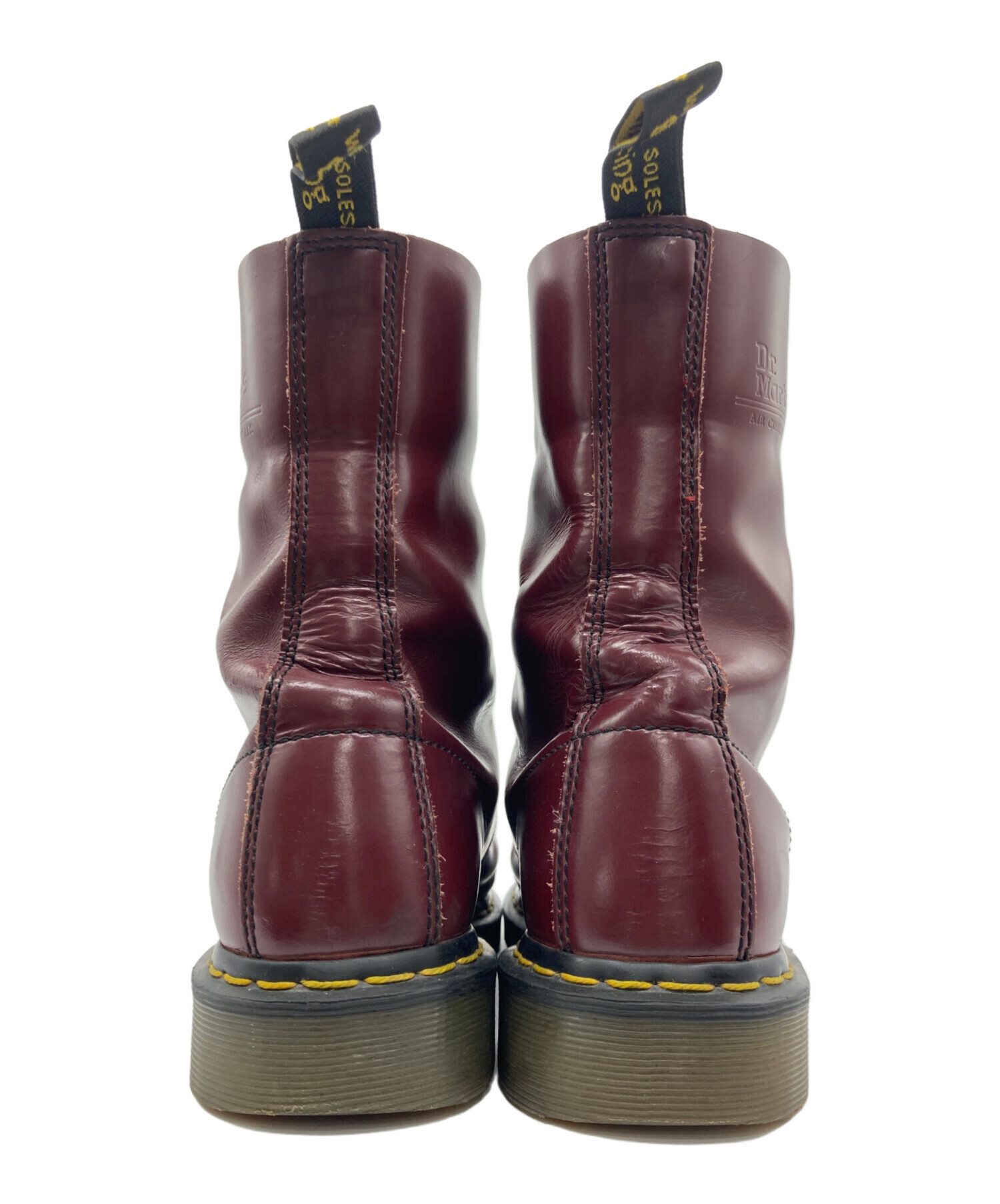 ドクターマーチン:10ホールブーツ、レッドsize uk8 中古・古着通販】Dr.Martens (ドクターマーチン) 10ホールブーツ