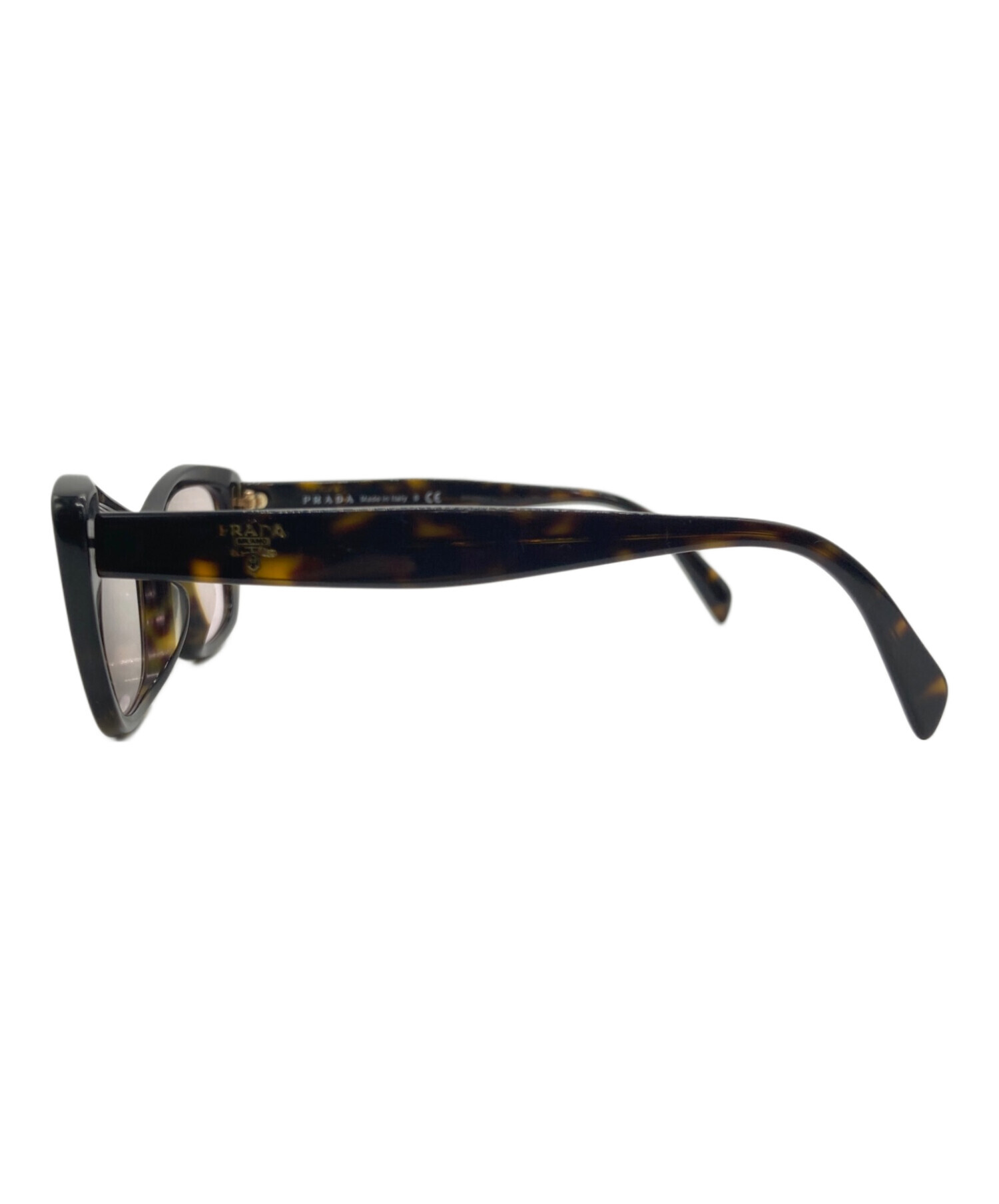 プラダ PRADA サングラス メタル ブラック ユニセックス 送料無料【中古】 h31479a PRADA - プラダ PRADA サングラス メタル ブラック ユニセックス 送料