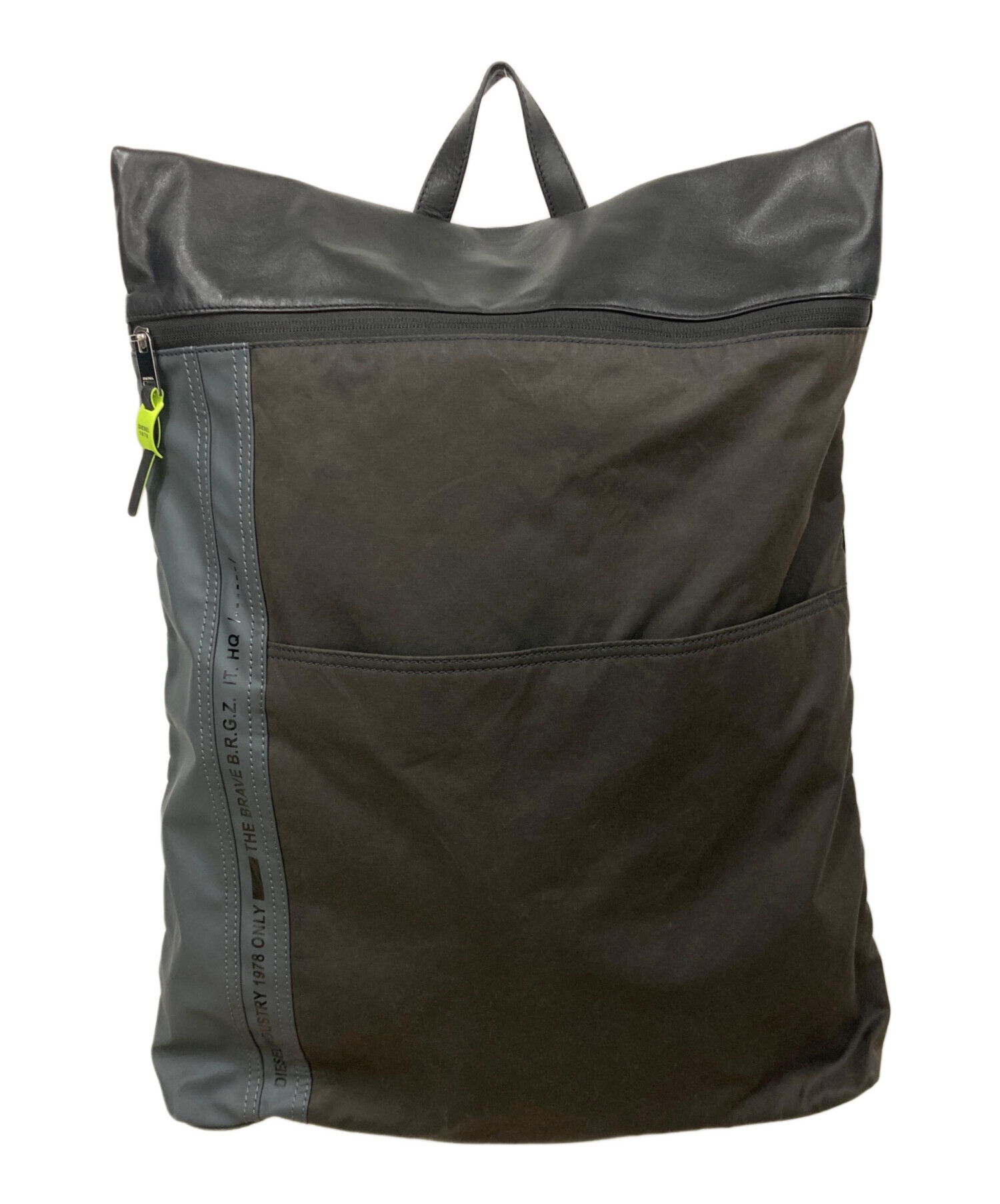 中古・古着通販】DIESEL (ディーゼル) リュック ブラック×ネイビー 