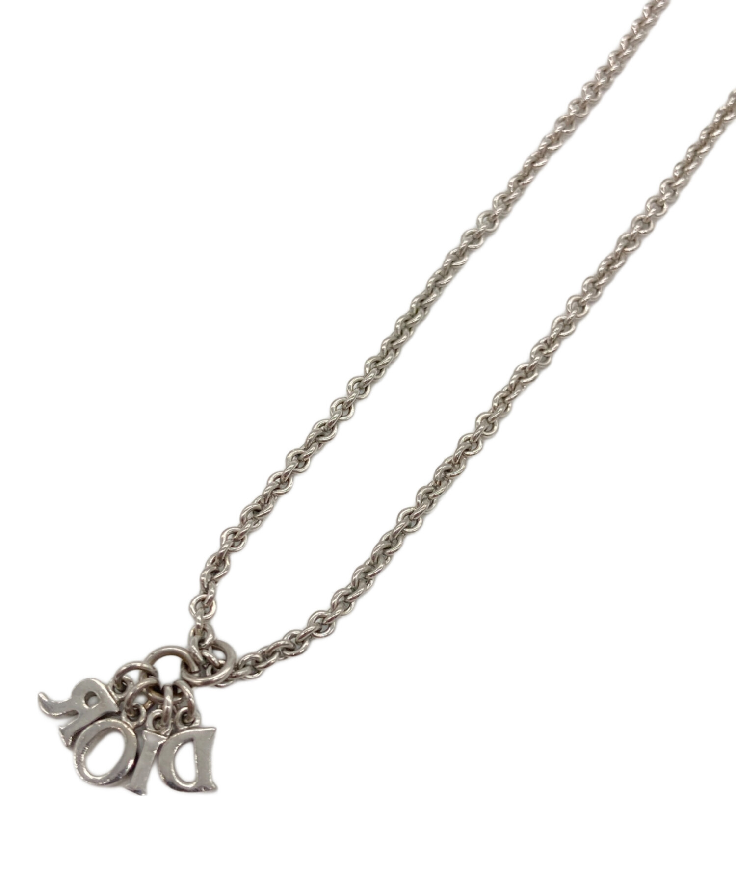 新品　Christian Dior ディオール　チャーム＆ネックレス　ステンレス 中古・古着通販】Christian Dior (クリスチャン ディオール) ロゴ