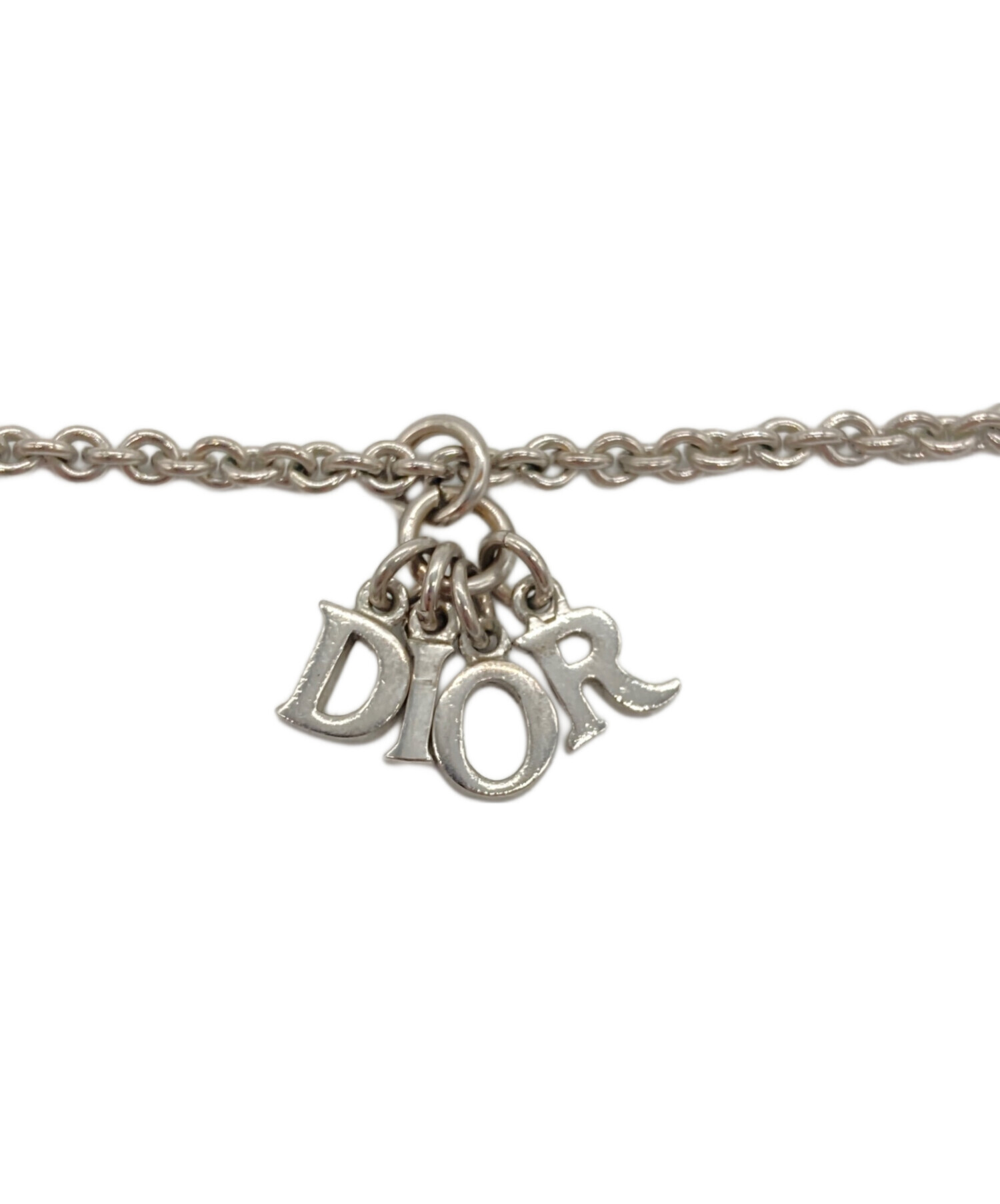 ボ*グ様 Dior ロゴチャーム ネックレス 中古・古着通販】Christian Dior (クリスチャン ディオール) ロゴ