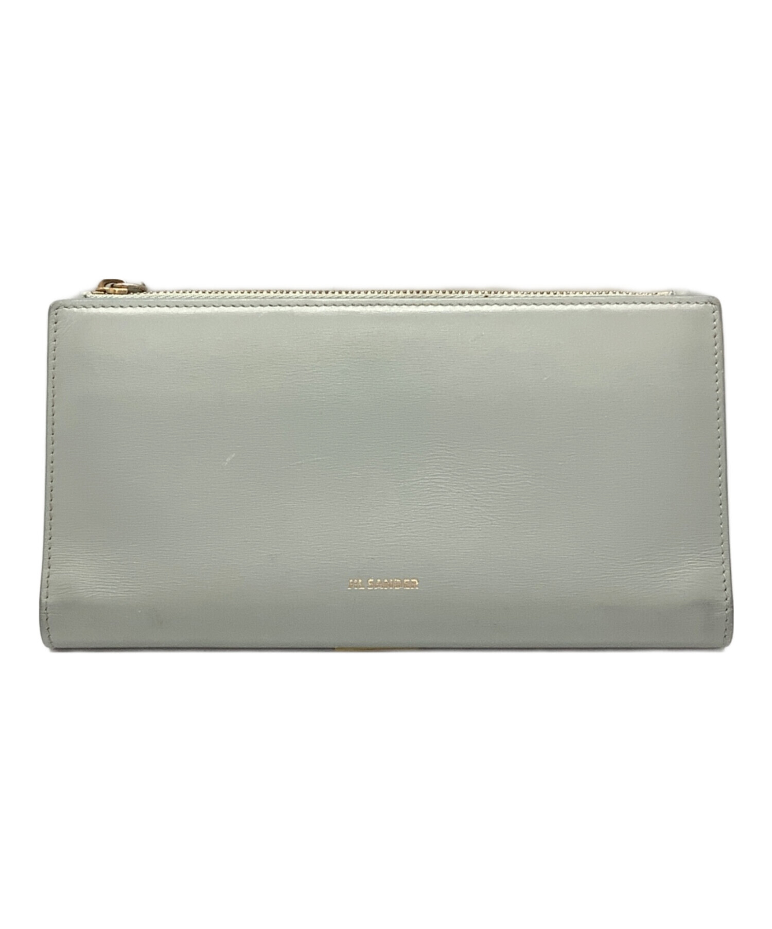 JIL SANDER ジルサンダー 財布・ケース  緑 【古着】【中古】【送料無料】 中古・古着通販】JIL SANDER (ジルサンダー) ジップアラウンド