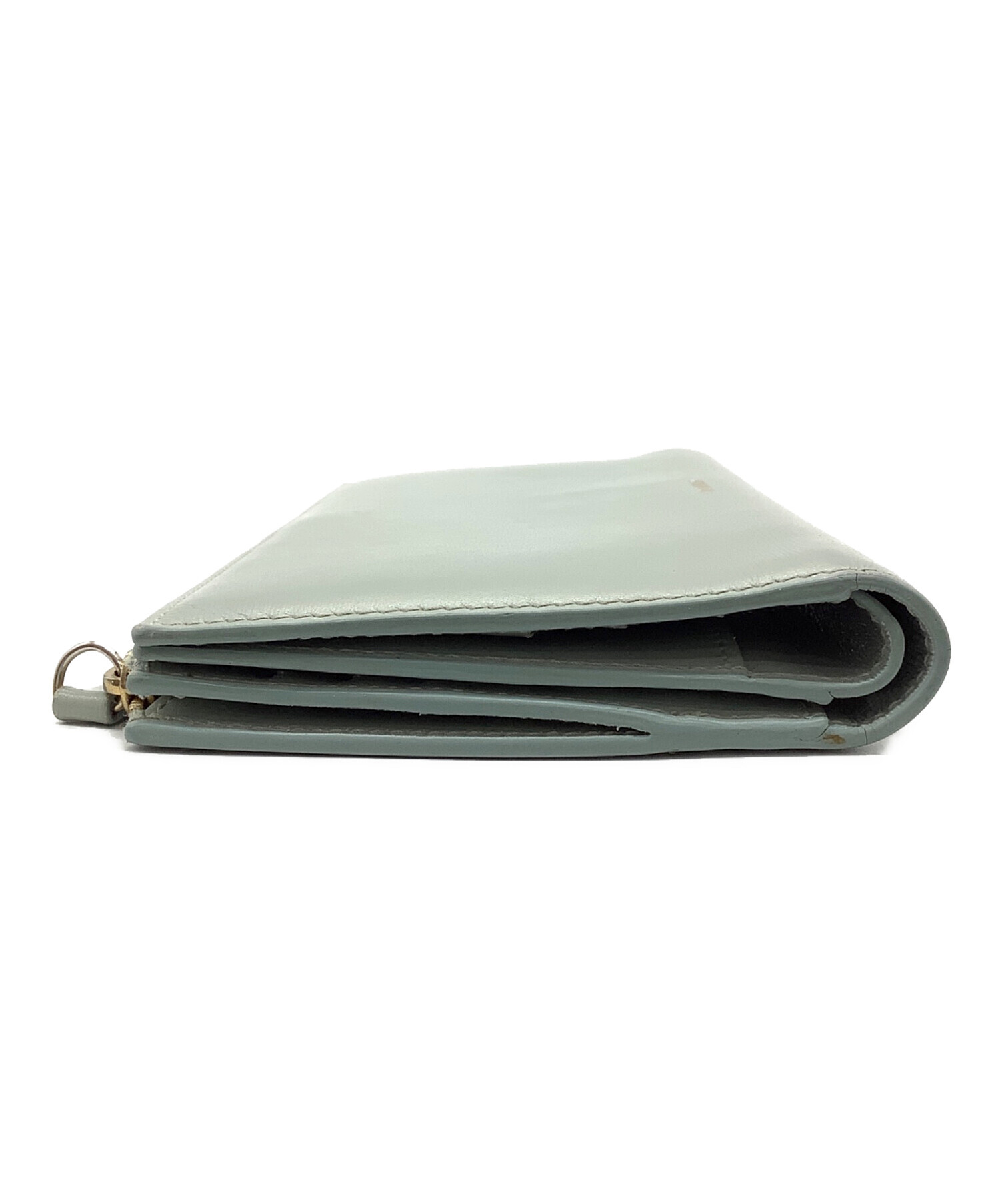 JIL SANDER ジルサンダー 財布・ケース  緑 【古着】【中古】【送料無料】 中古・古着通販】JIL SANDER (ジルサンダー) ジップアラウンド