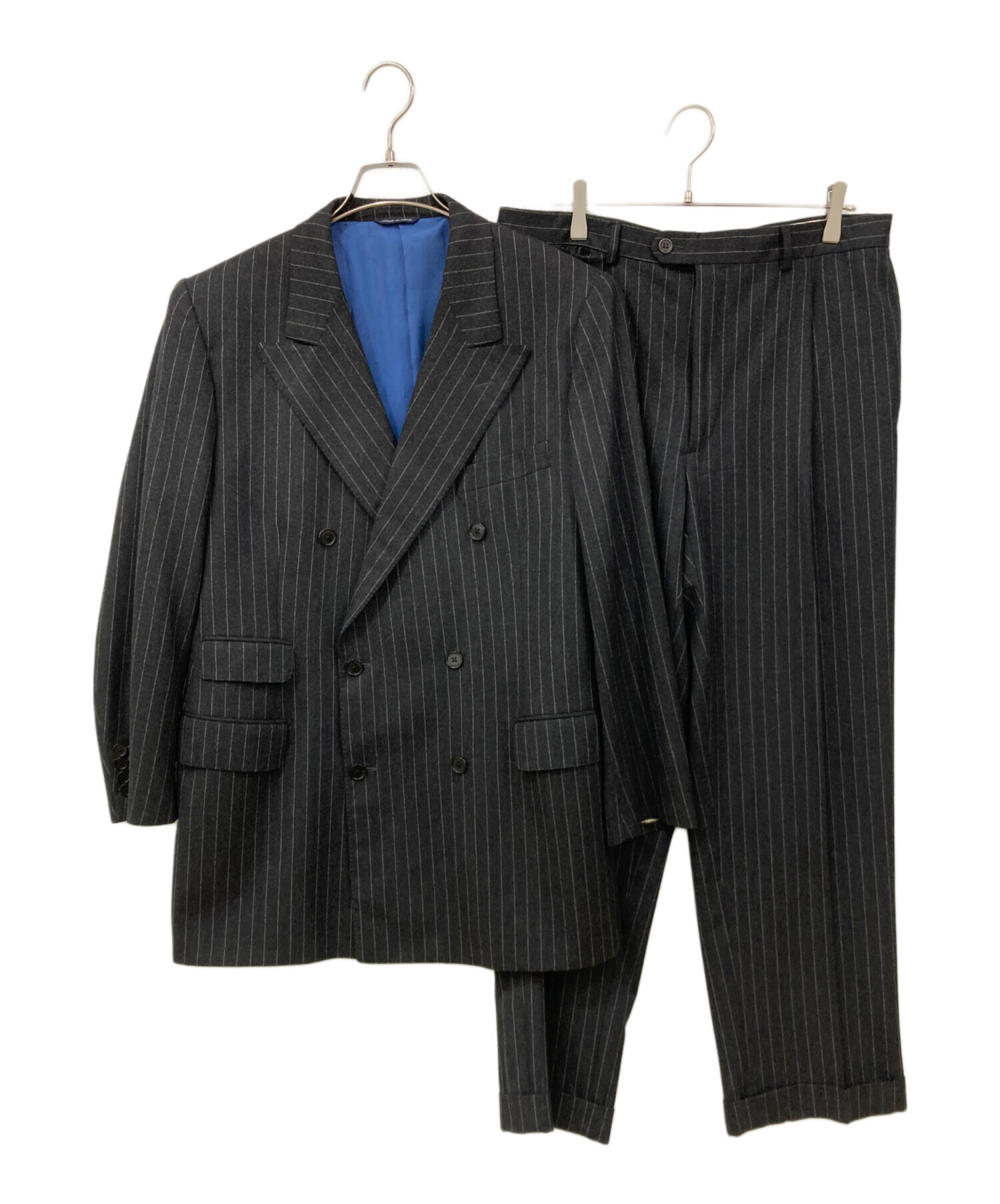 ARNYS PARIS セットアップ スーツ ストライプ XL〜XXL 中古・古着通販】ARNYS PARIS (アルニスパリス) セットアップダブル