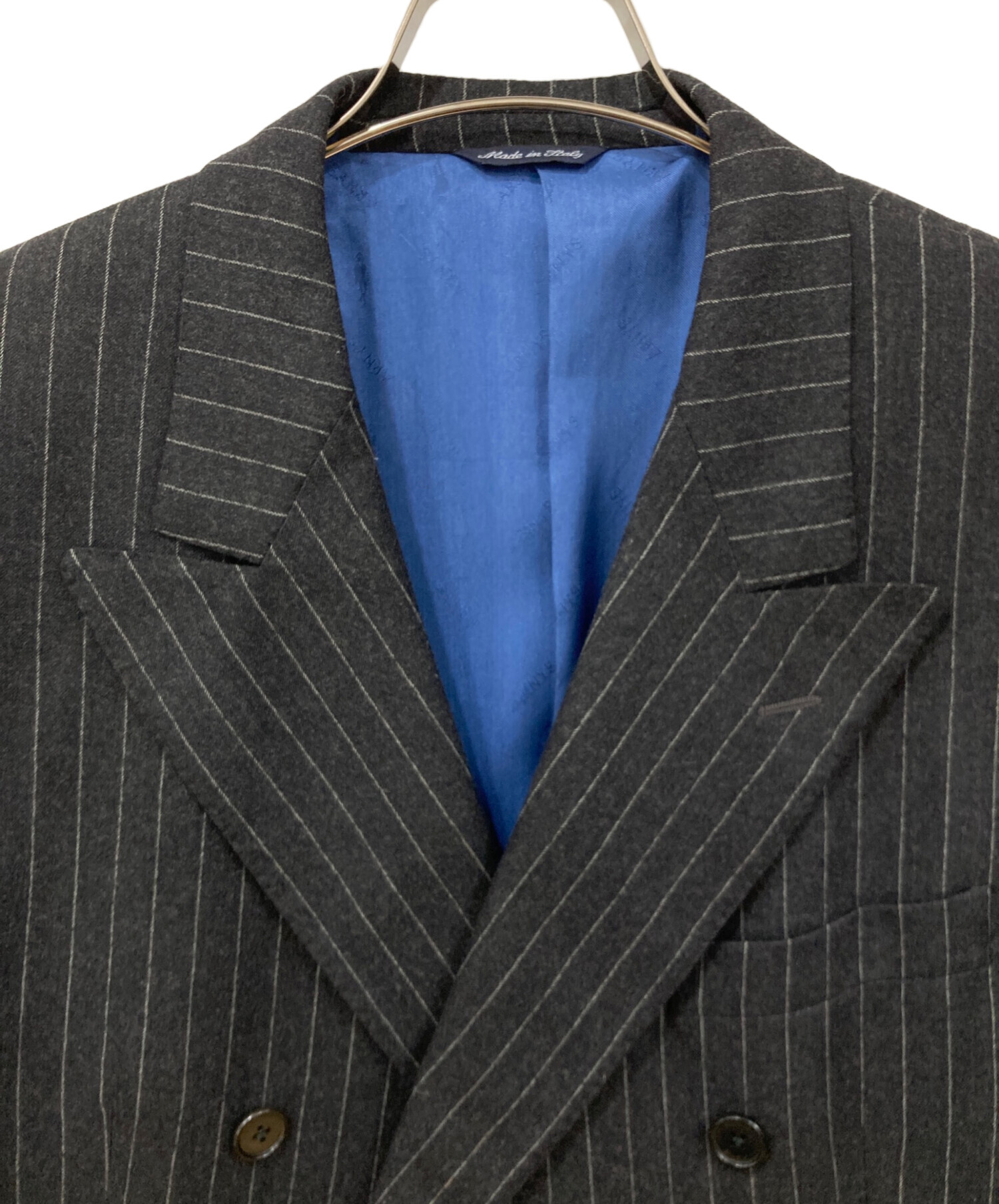 ARNYS PARIS セットアップ スーツ ストライプ XL〜XXL 中古・古着通販】ARNYS PARIS (アルニスパリス) セットアップダブル