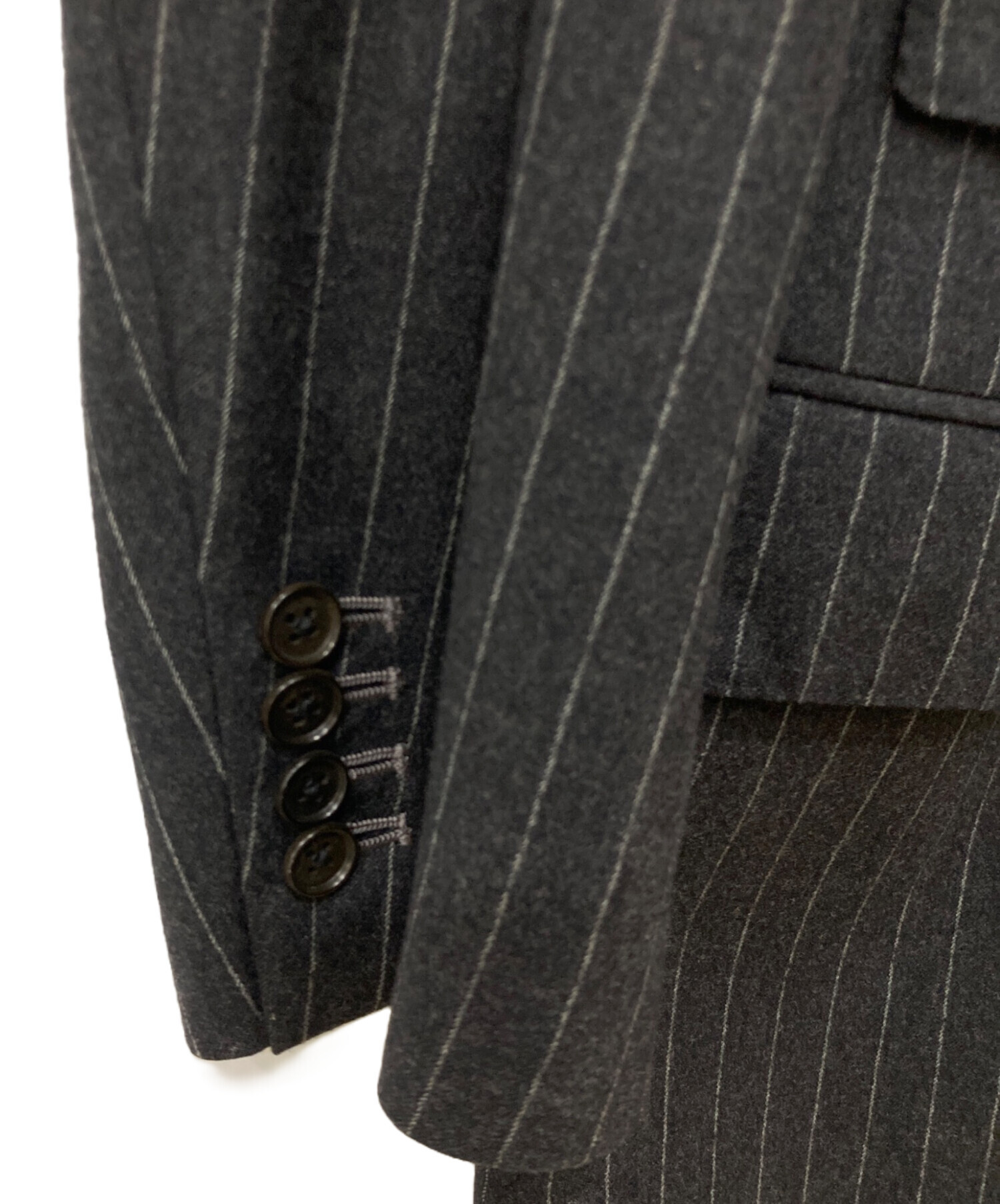 90s ARNYS PARIS ストライプスーツ セットアップ イタリア製 52 中古・古着通販】ARNYS PARIS (アルニスパリス) セットアップダブル