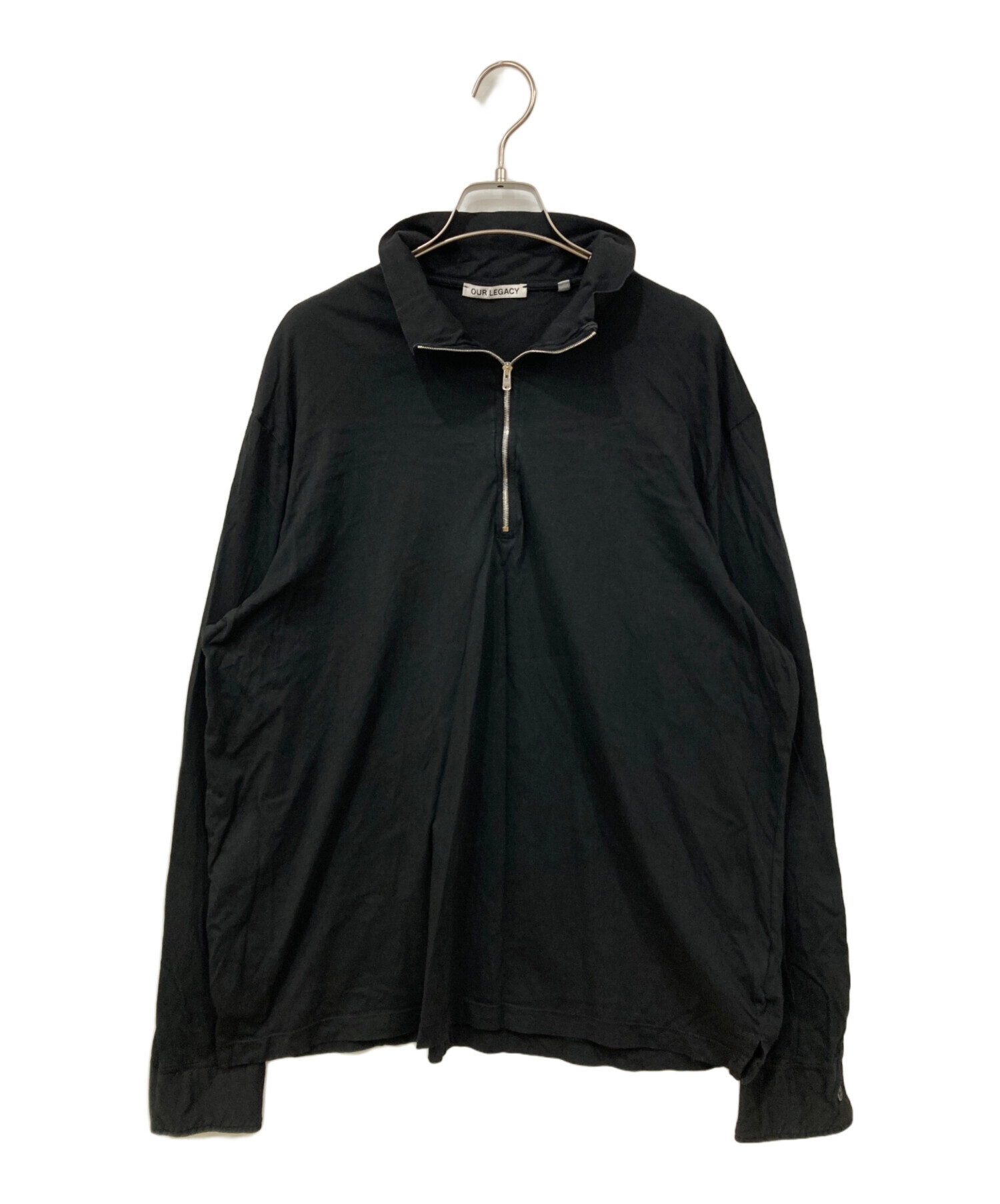 中古・古着通販】OUR LEGACY (アワーレガシー) ZIP POLO ブラック