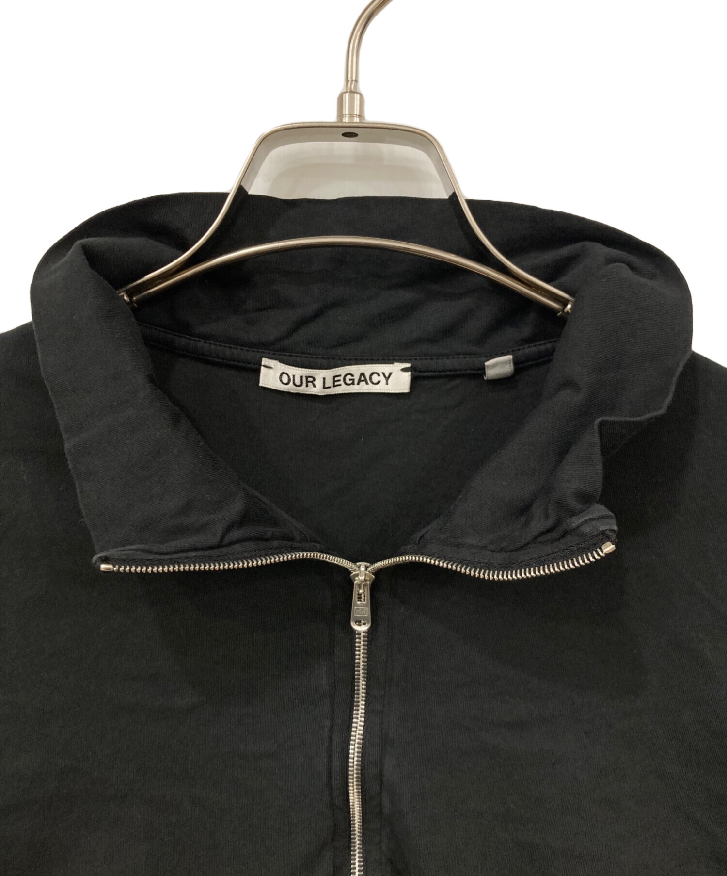 中古・古着通販】OUR LEGACY (アワーレガシー) ZIP POLO ブラック