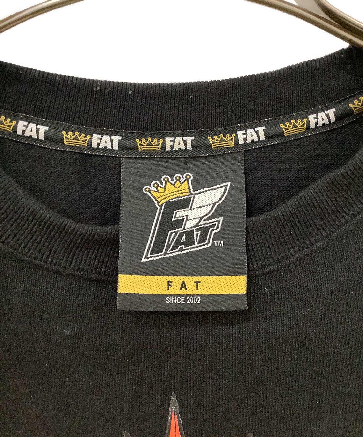 中古・古着通販】FAT (エフエーティー) スウェット ブラック サイズ 