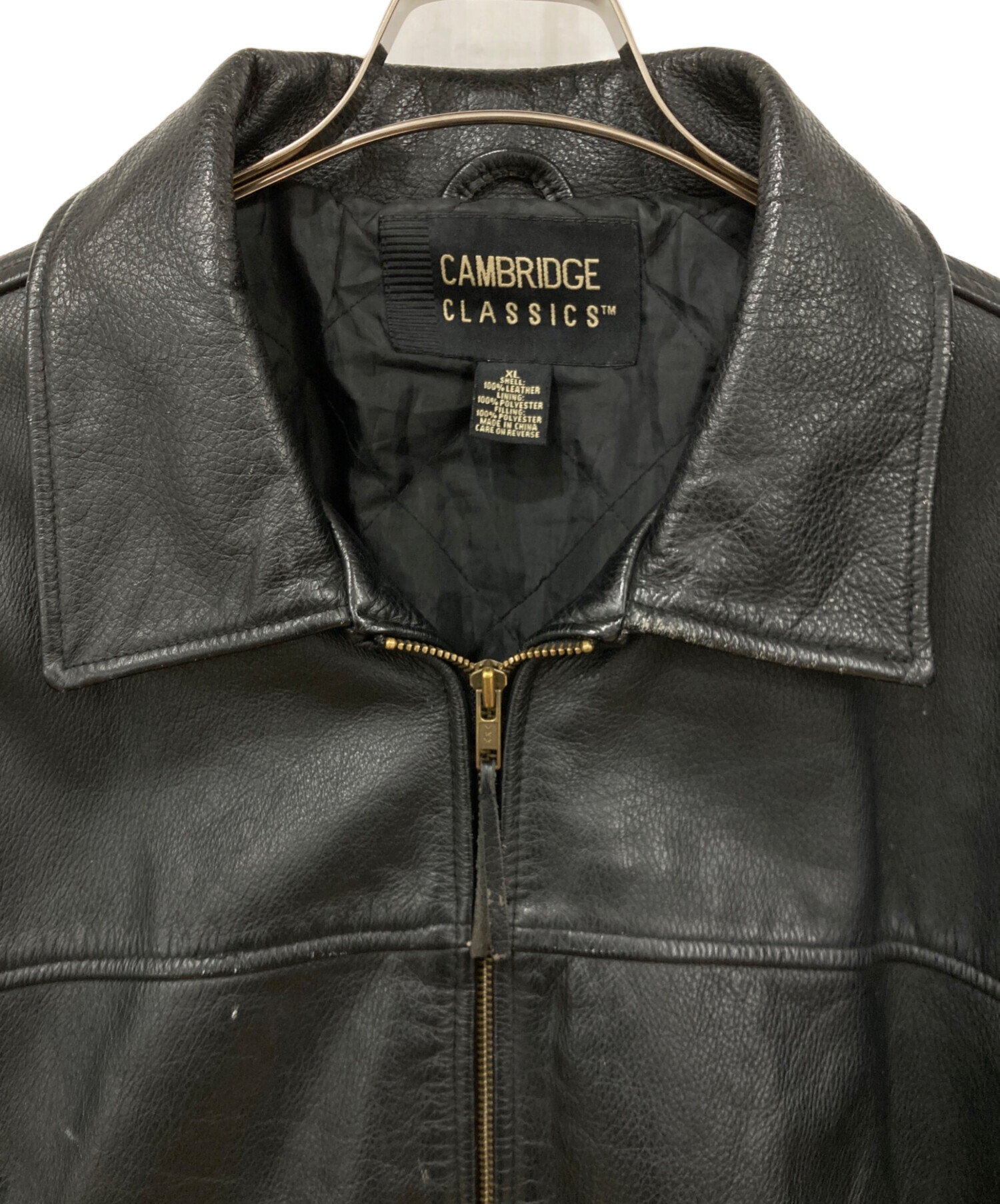 【リフレクト】中古 美品 レザー ジャケット 11号 レザージャケット メンズ PU ライダース ジャケット ジャンパー