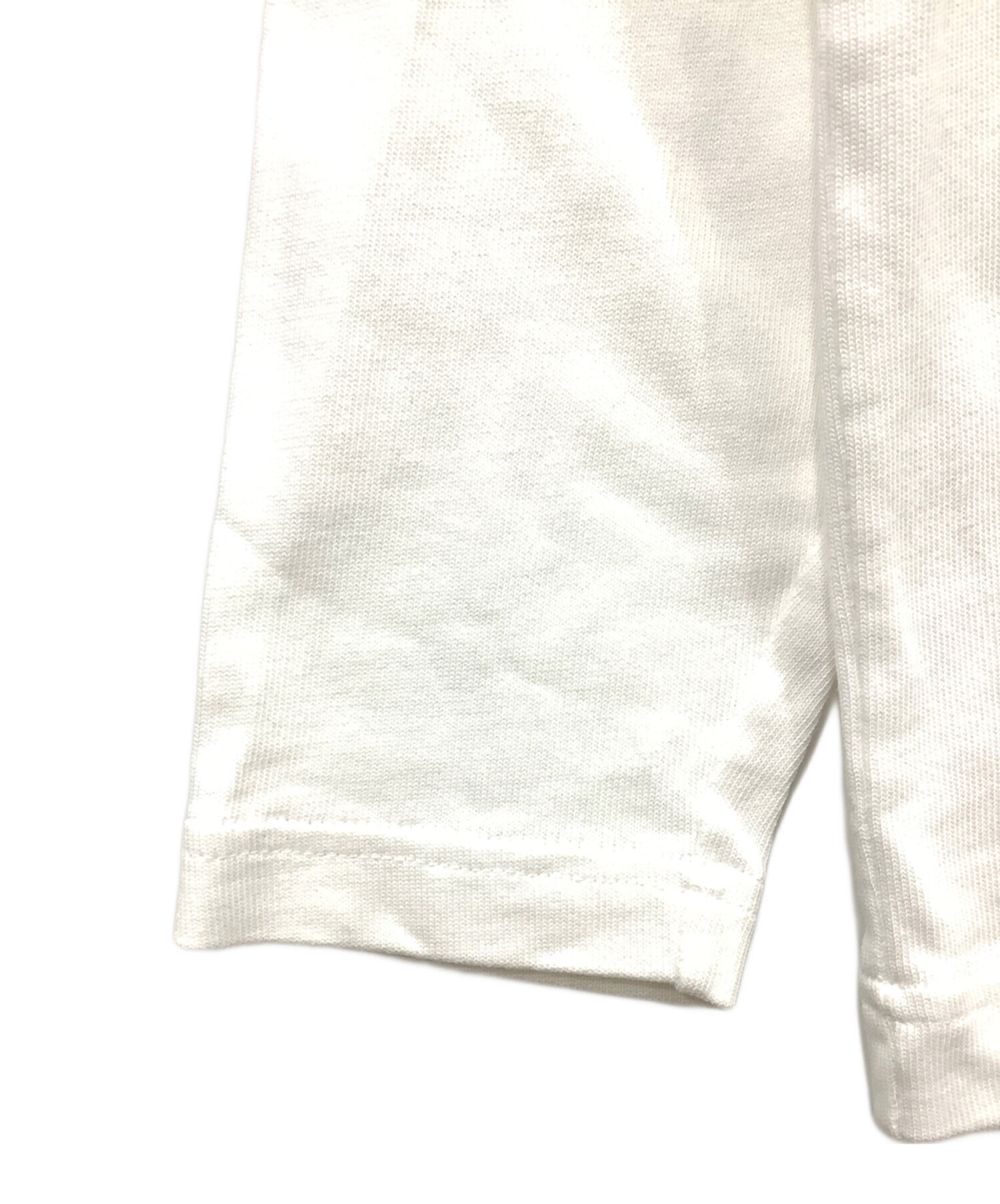 中古・古着通販】LACOSTE (ラコステ) 長袖カットソー ホワイト サイズ 