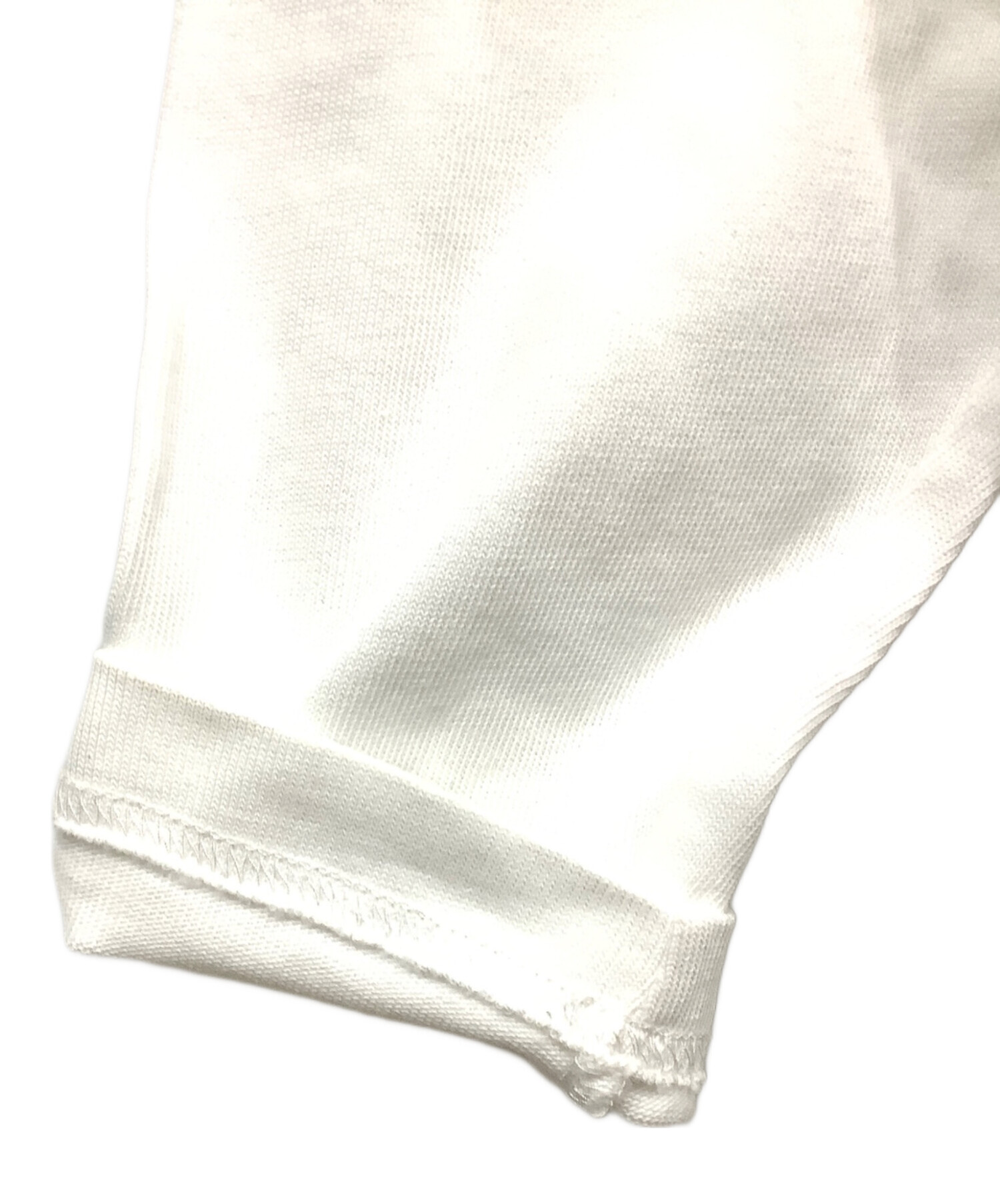 中古・古着通販】LACOSTE (ラコステ) 長袖カットソー ホワイト サイズ 