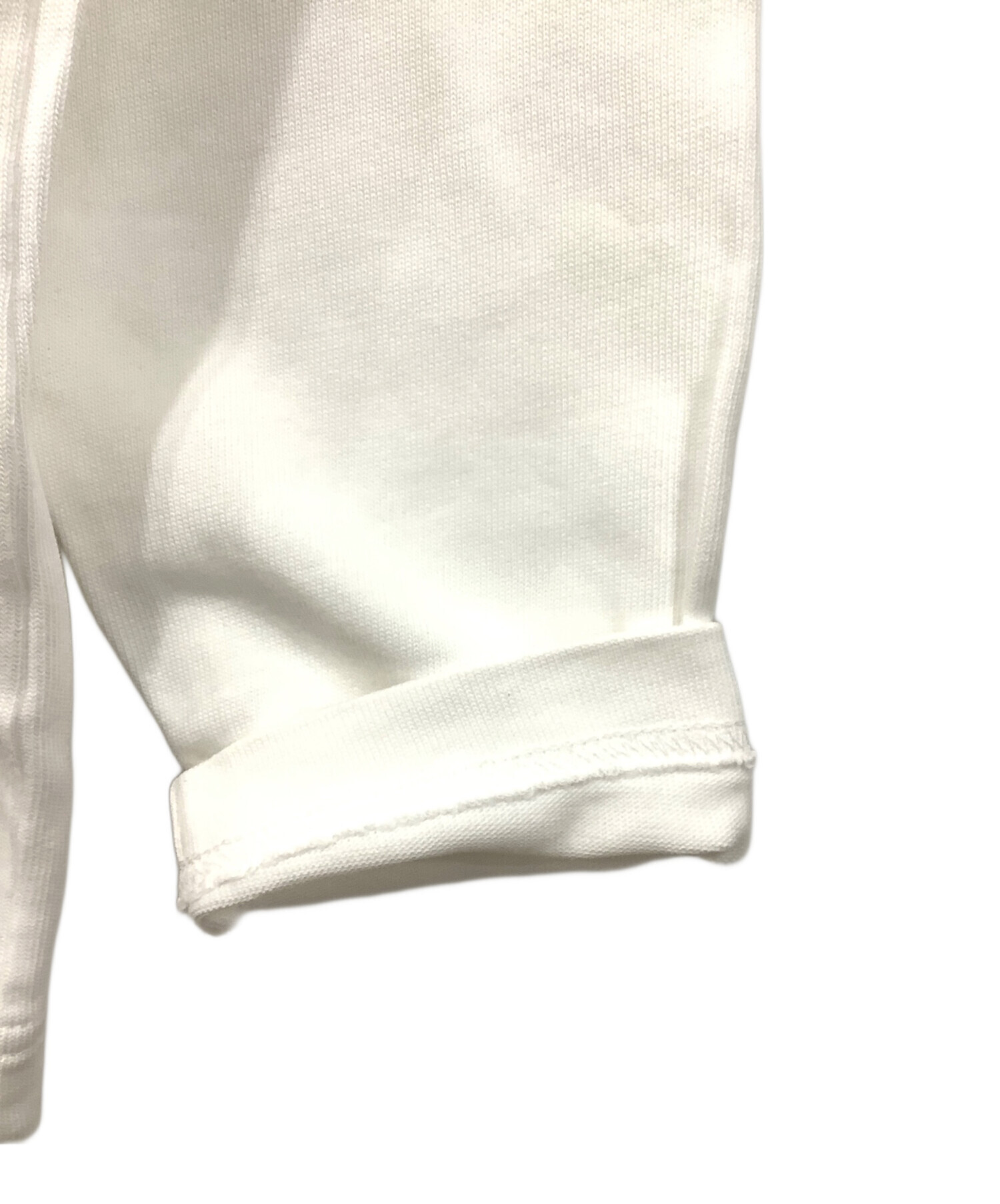 中古・古着通販】LACOSTE (ラコステ) 長袖カットソー ホワイト サイズ 
