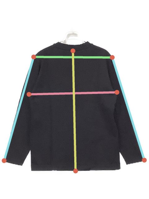 中古・古着通販】LACOSTE (ラコステ) 長袖カットソー ブラック サイズ