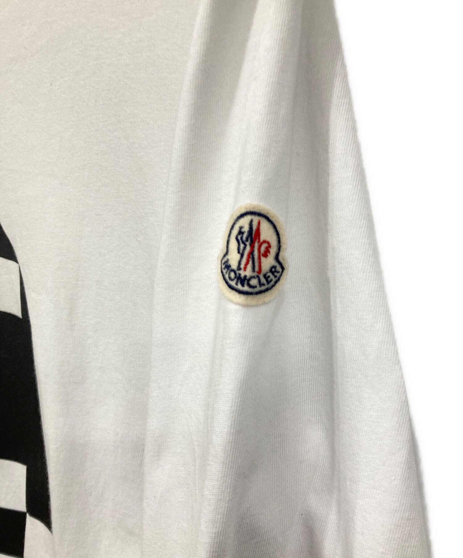 中古・古着通販】MONCLER (モンクレール) 長袖カットソー ホワイト