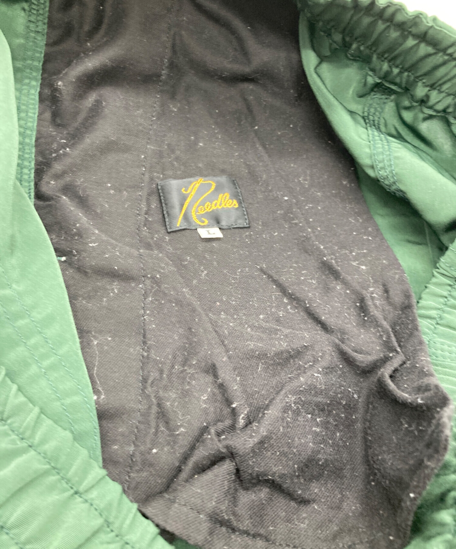 中古・古着通販】Needles (ニードルズ) ハーフパンツ グリーン サイズ