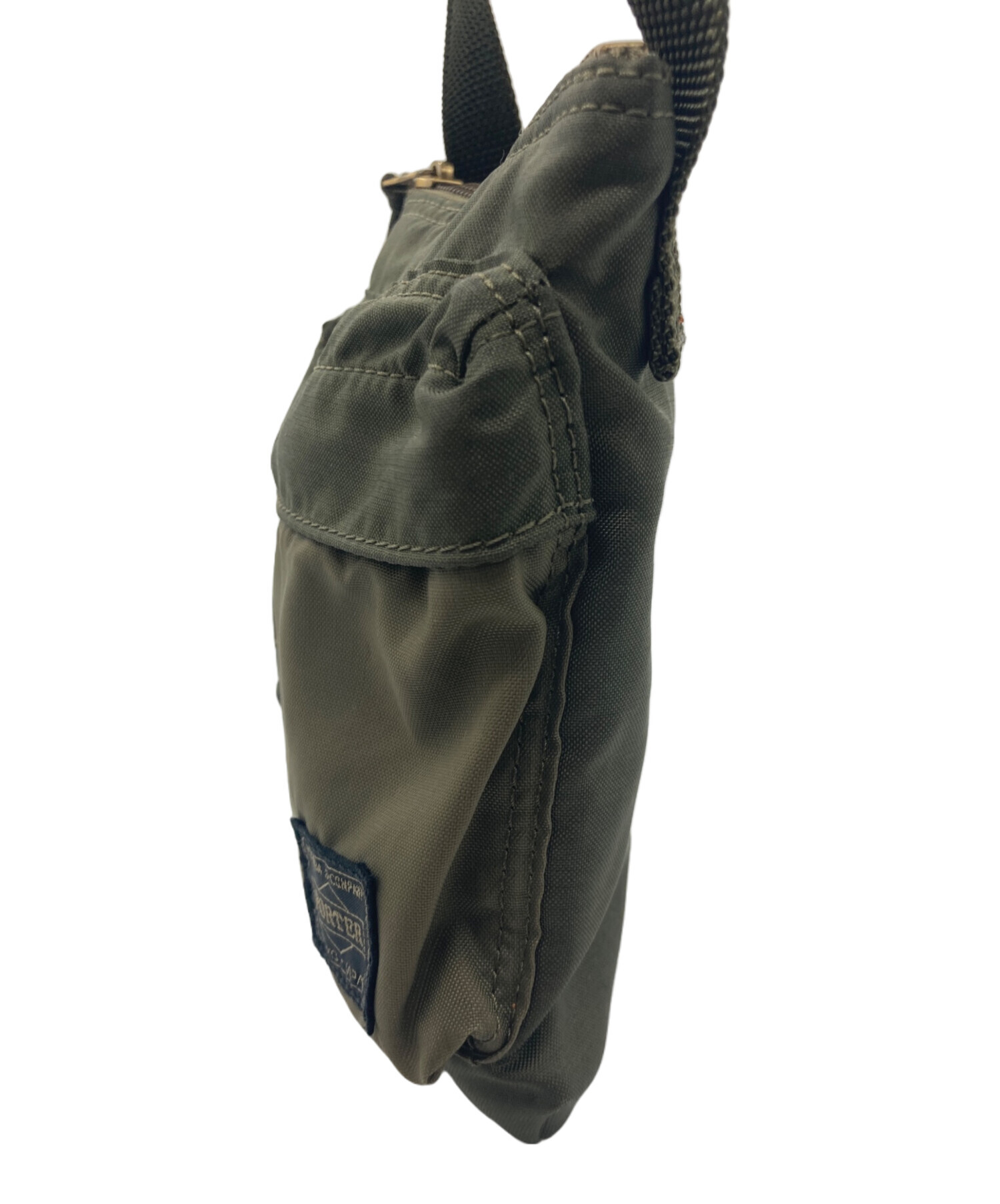 中古・古着通販】PORTER (ポーター) ショルダーポーチ カーキ