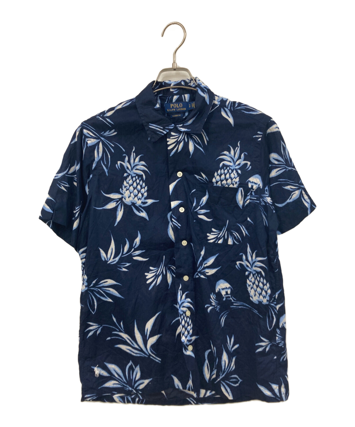 Polo Ralph Lauren ポロラルフローレン カジュアルシャツ S 青 【古着】【中古】【送料無料】 POLO RALPH LAUREN - Polo Ralph Lauren ポロラルフローレン
