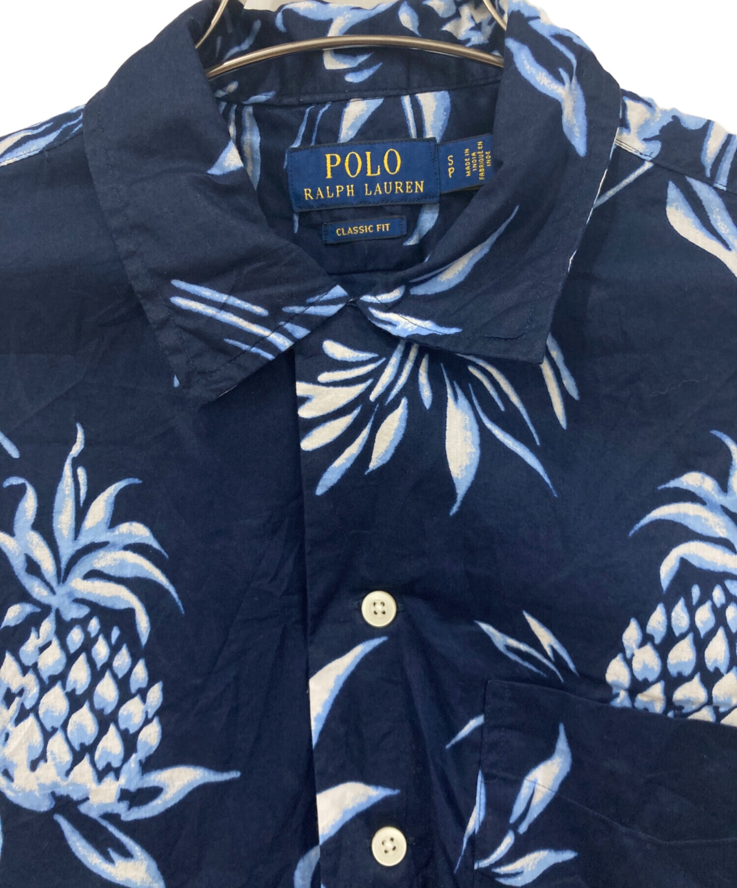 Polo Ralph Lauren ポロラルフローレン カジュアルシャツ S 青 【古着】【中古】【送料無料】 POLO RALPH LAUREN - Polo Ralph Lauren ポロラルフローレン