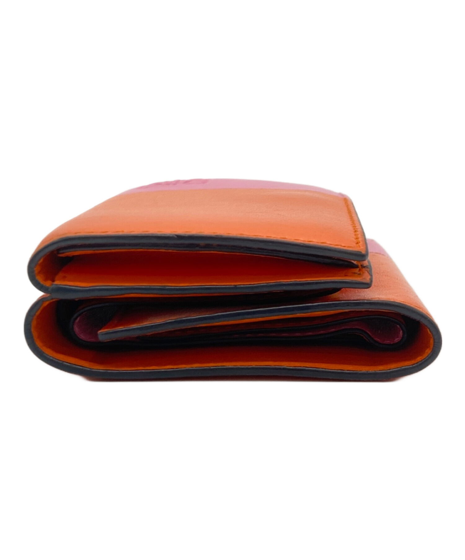 中古・古着通販】LOEWE (ロエベ) トライフォールドウォレット ピンク