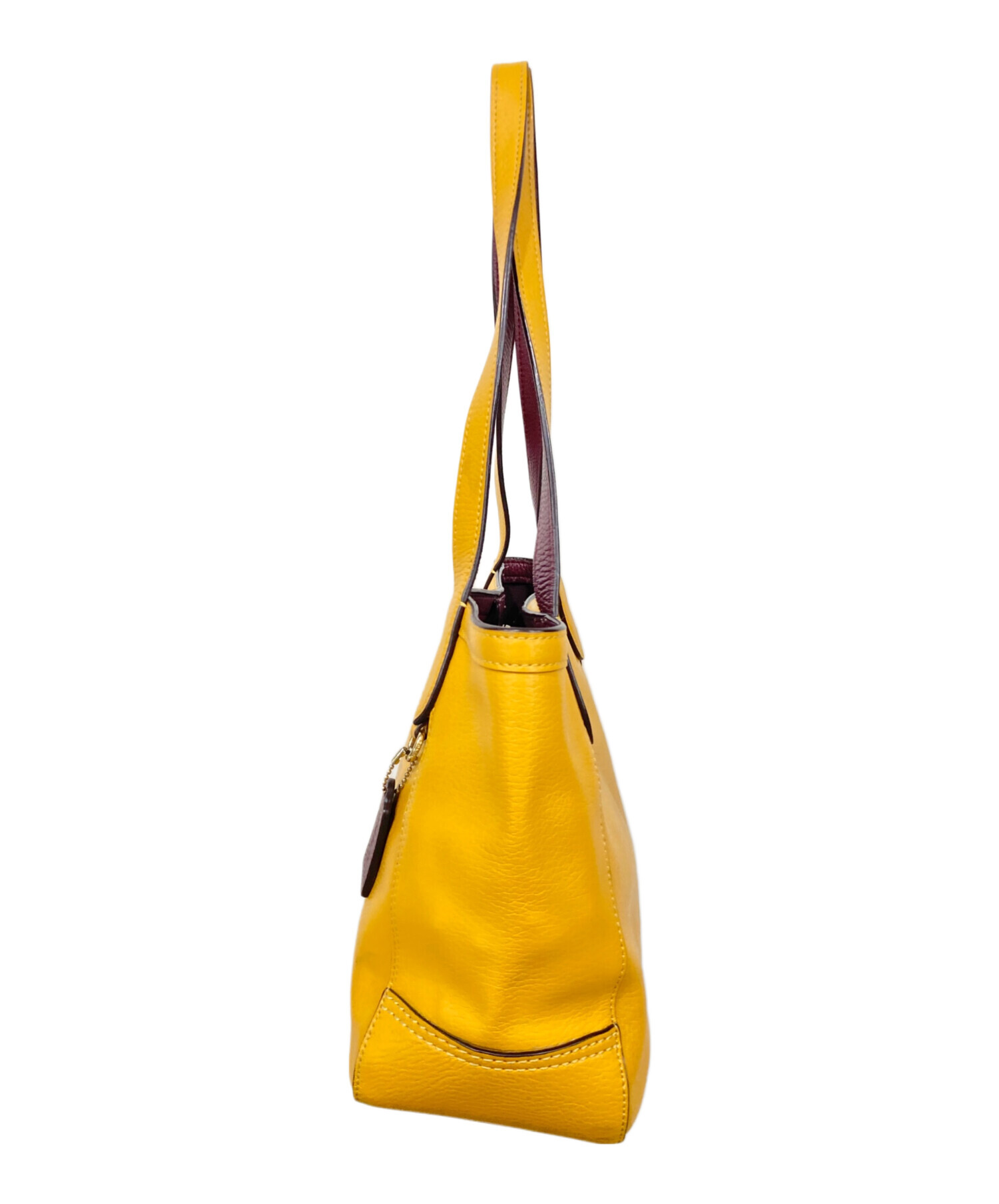 中古・古着通販】COACH (コーチ) トートバッグ イエロー｜ブランド