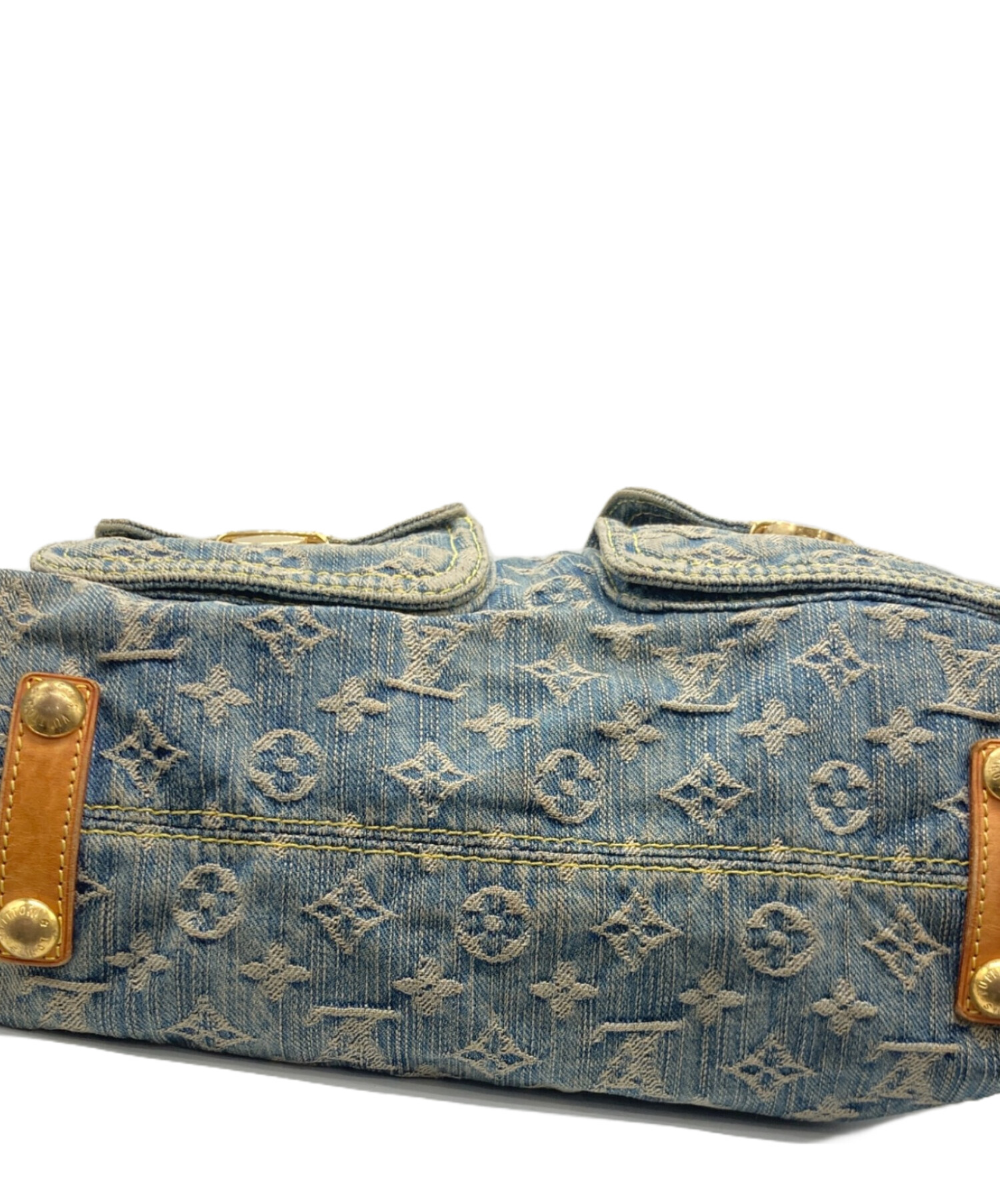 【鑑定済】ルイヴィトン　モノグラムデニムバギー2way 中古・古着通販】LOUIS VUITTON (ルイ ヴィトン) モノグラム・デニム