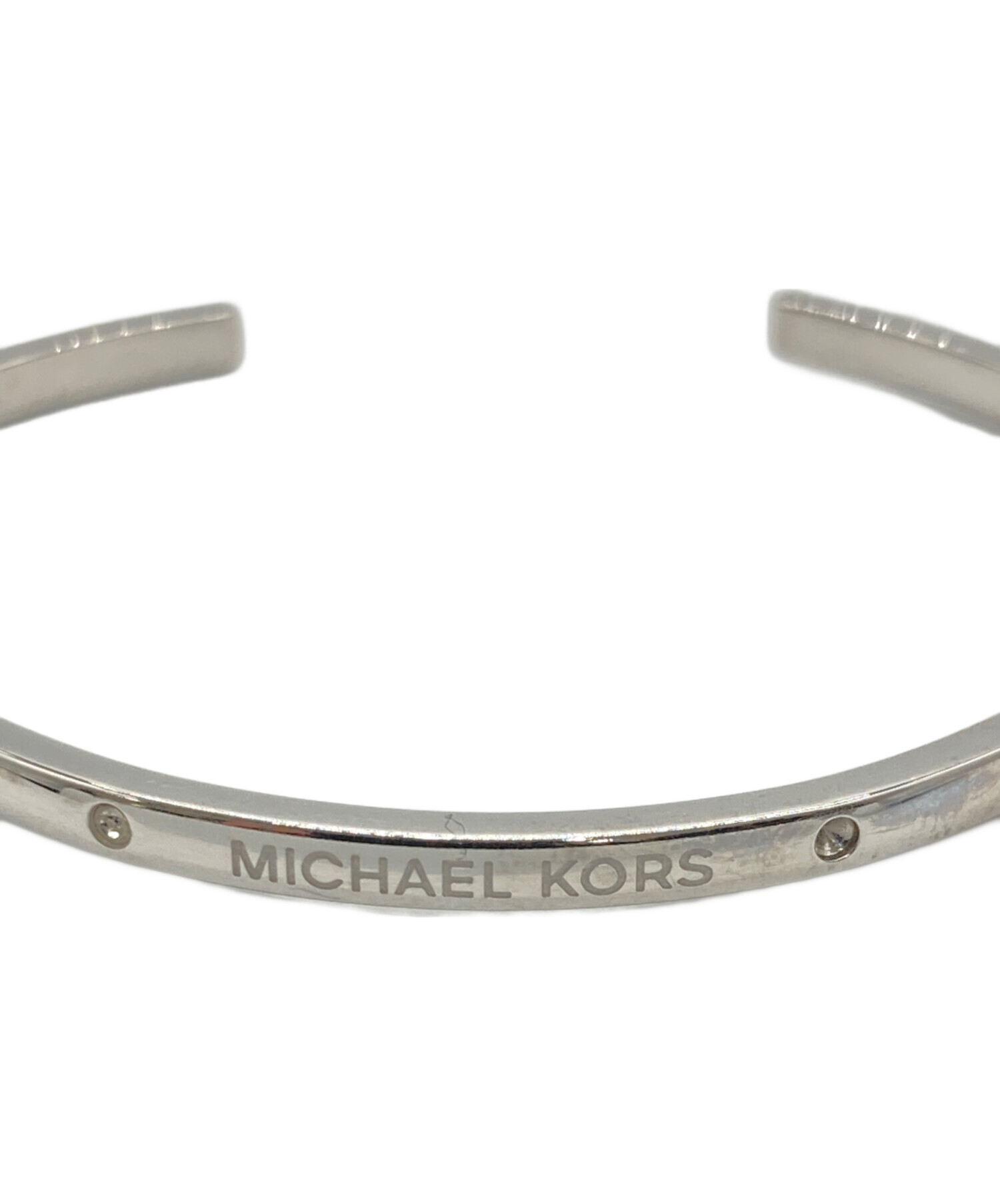 中古・古着通販】MICHAEL KORS (マイケル・コース) バングル シルバー 