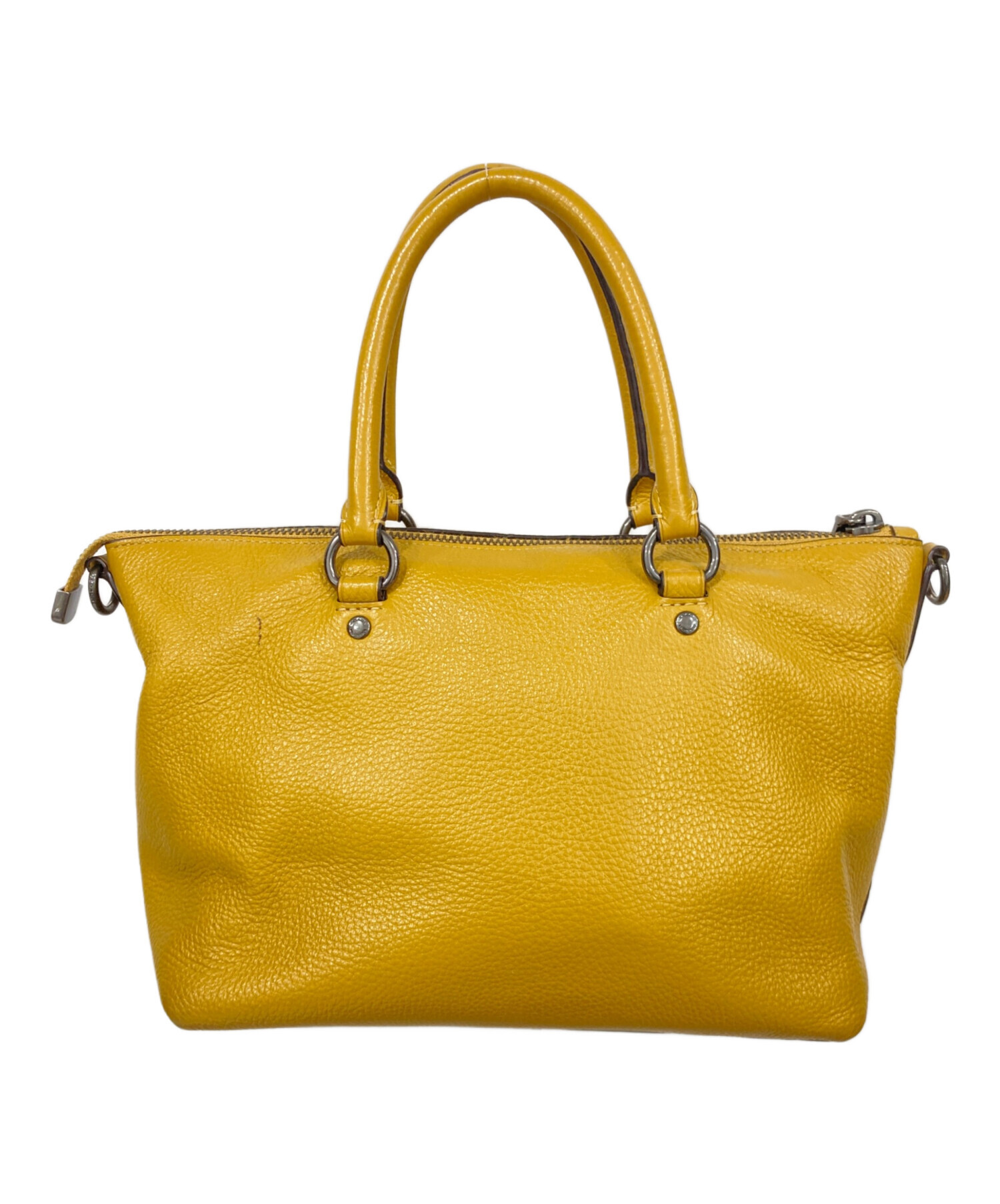 中古・古着通販】COACH (コーチ) 2WAYバッグ イエロー｜ブランド・古着