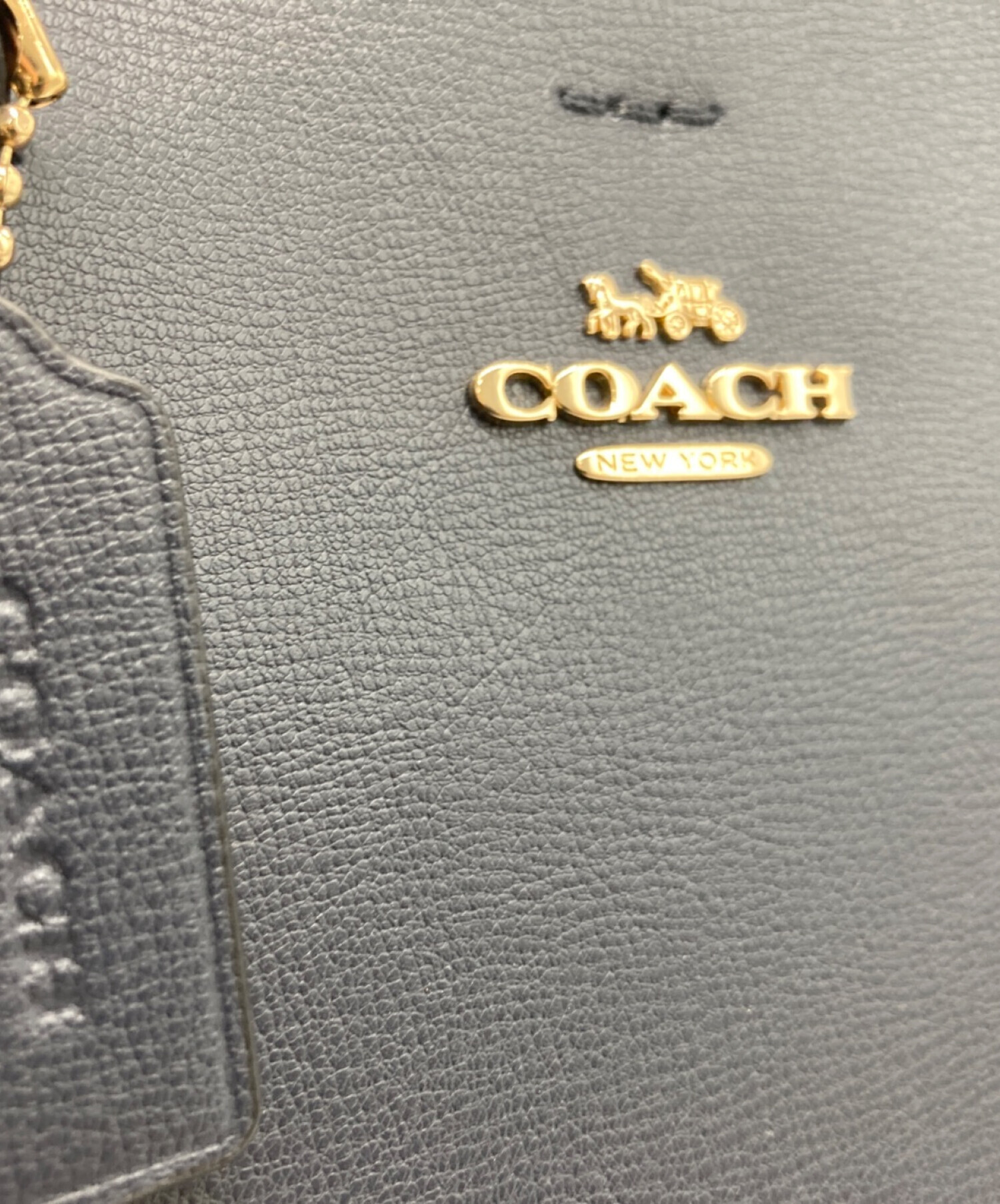 未使用品 コーチ 2wayショルダーバッグ 中古・古着通販】COACH (コーチ) 2WAYショルダーバッグ ブラック