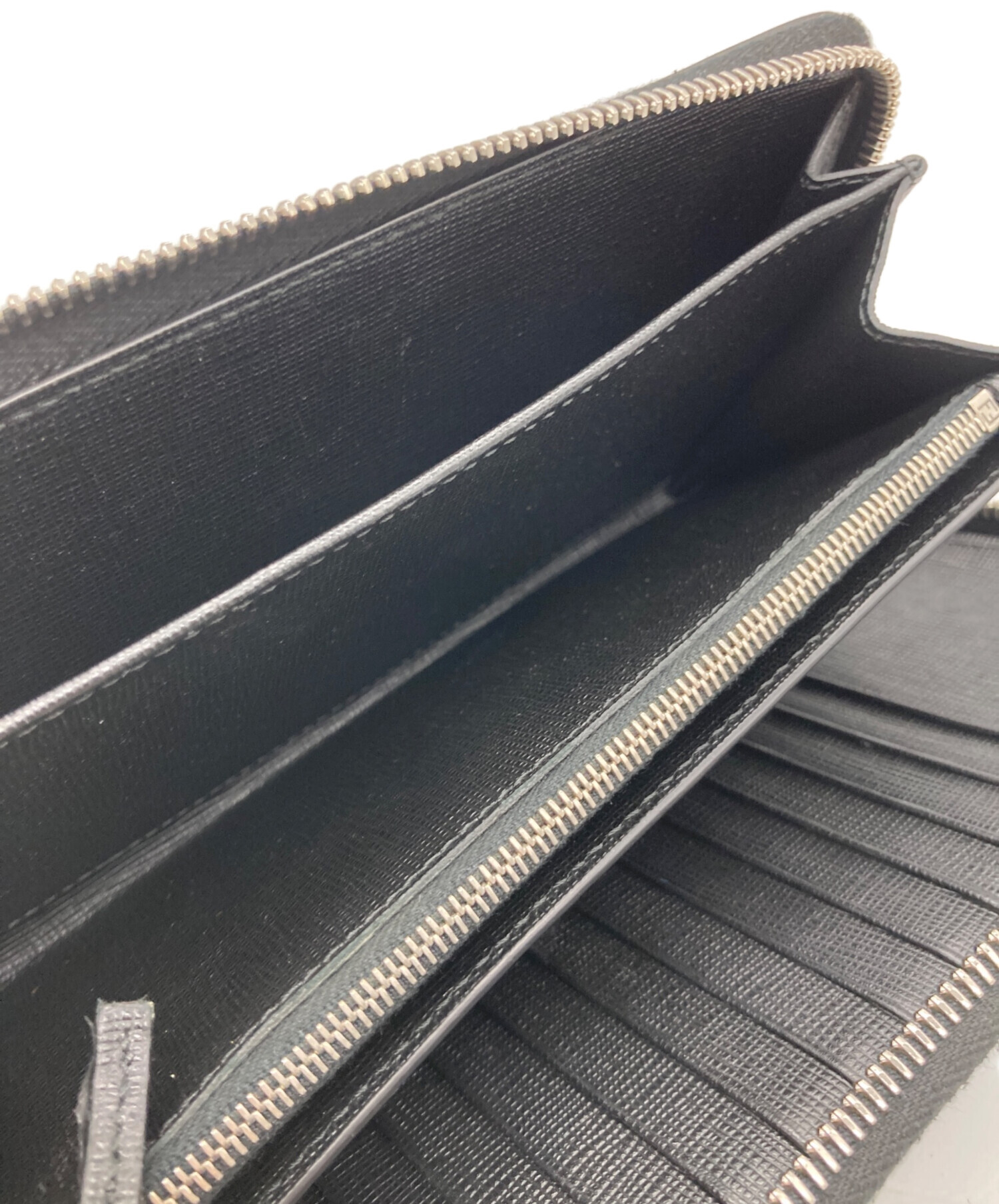 中古・古着通販】FENDI (フェンディ) 長財布 ブルー×ブラック