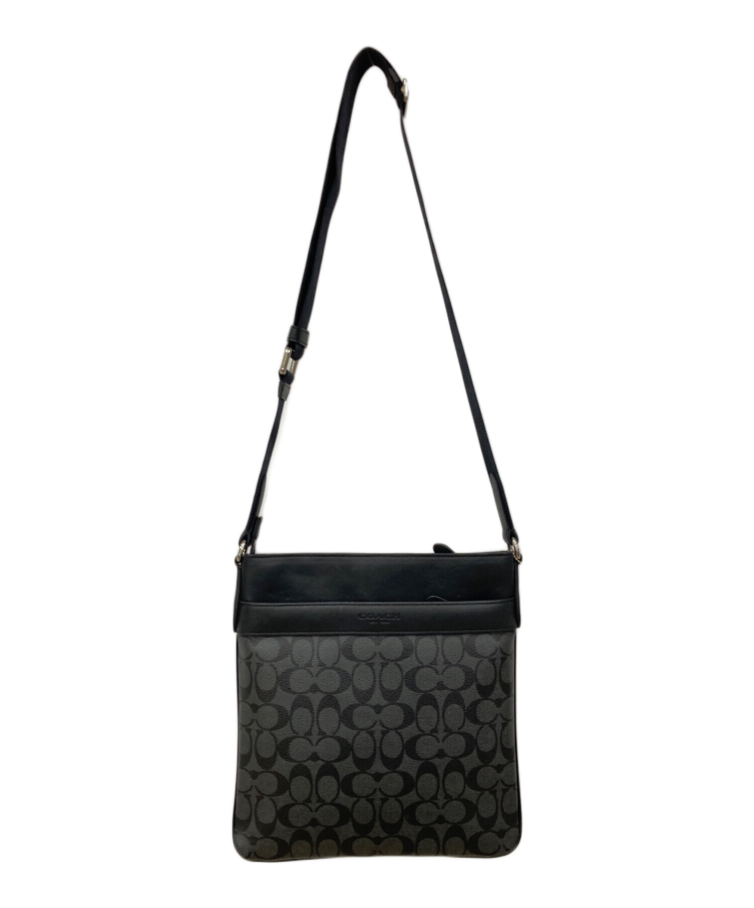 中古・古着通販】COACH (コーチ) ショルダーバッグ ブラック｜ブランド