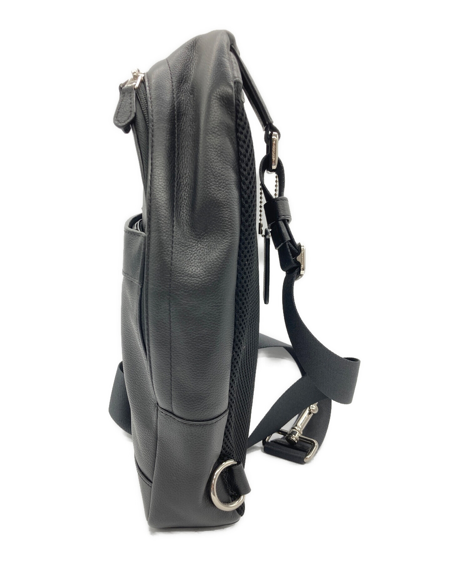 美品 コーチ ボディバッグ ショルダーバッグ COACH F54770 斜め掛け 中古・古着通販】COACH (コーチ) ワンショルダーバッグ ブラック