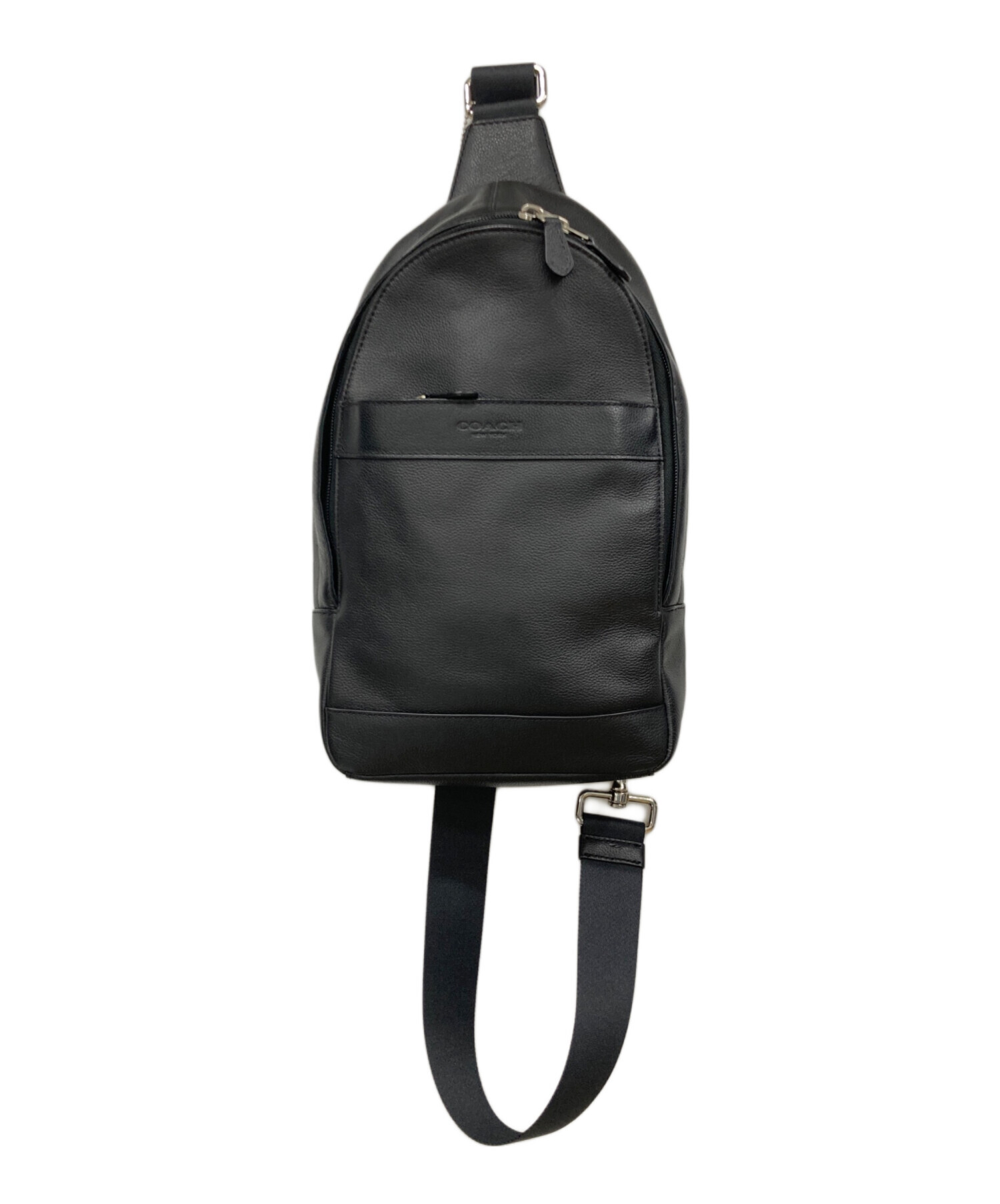 中古・古着通販】COACH (コーチ) ワンショルダーバッグ ブラック 
