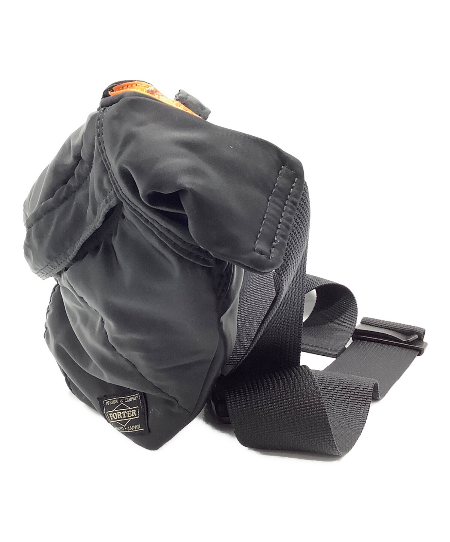 新品 未使用 porter タンカー 廃盤 ウエストバッグ ブラック ポーター 中古・古着通販】PORTER (ポーター) ウエストバッグ/タンカー ブラック