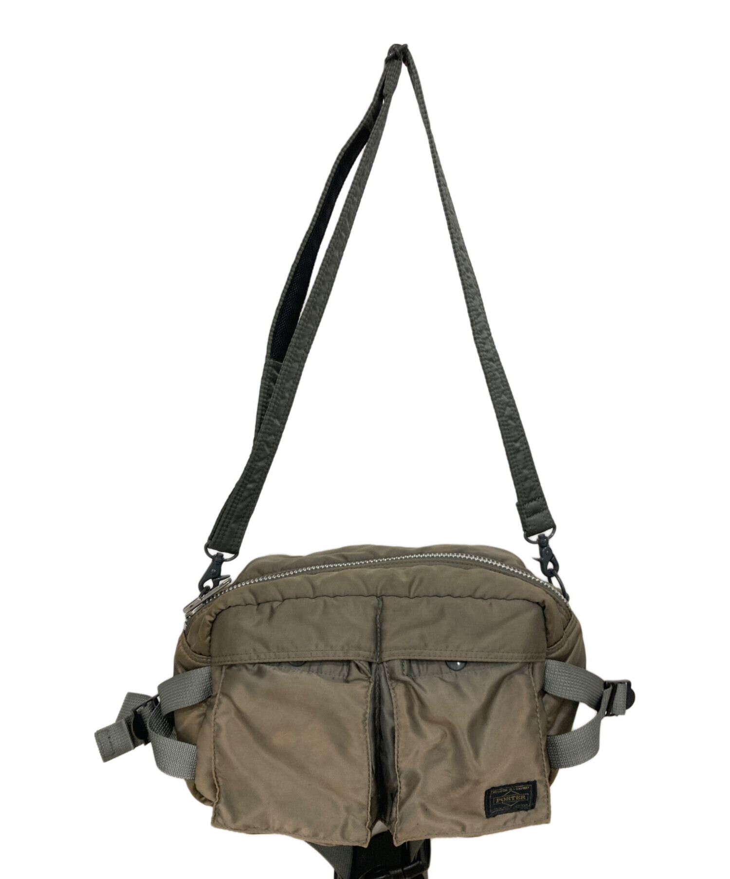 中古・古着通販】PORTER (ポーター) ウエストバッグ カーキ｜ブランド