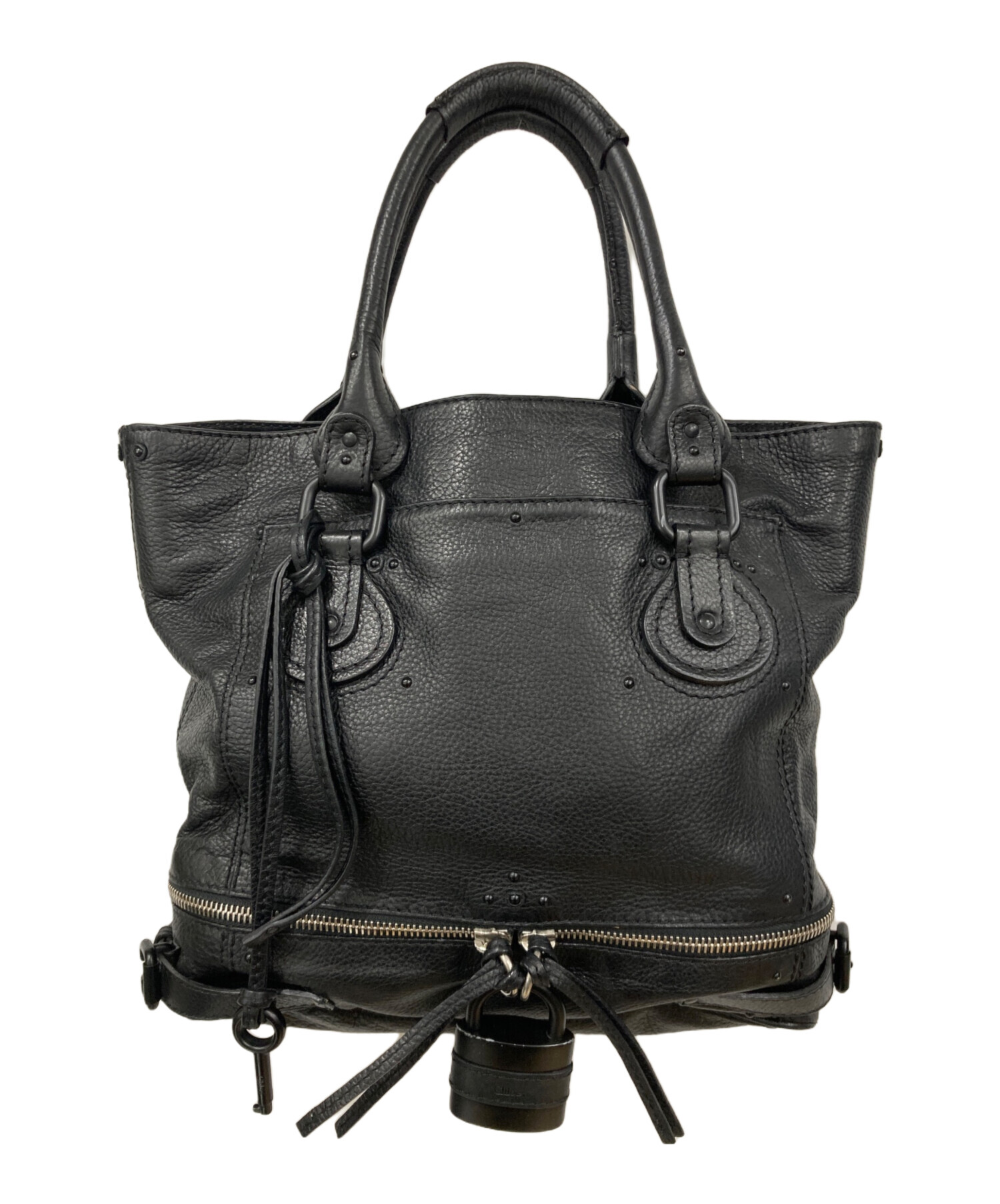 中古・古着通販】Chloe (クロエ) Paddington Zip Leather Shopping