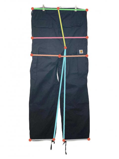 中古・古着通販】CarHartt (カーハート) カーゴパンツ ブラック サイズ