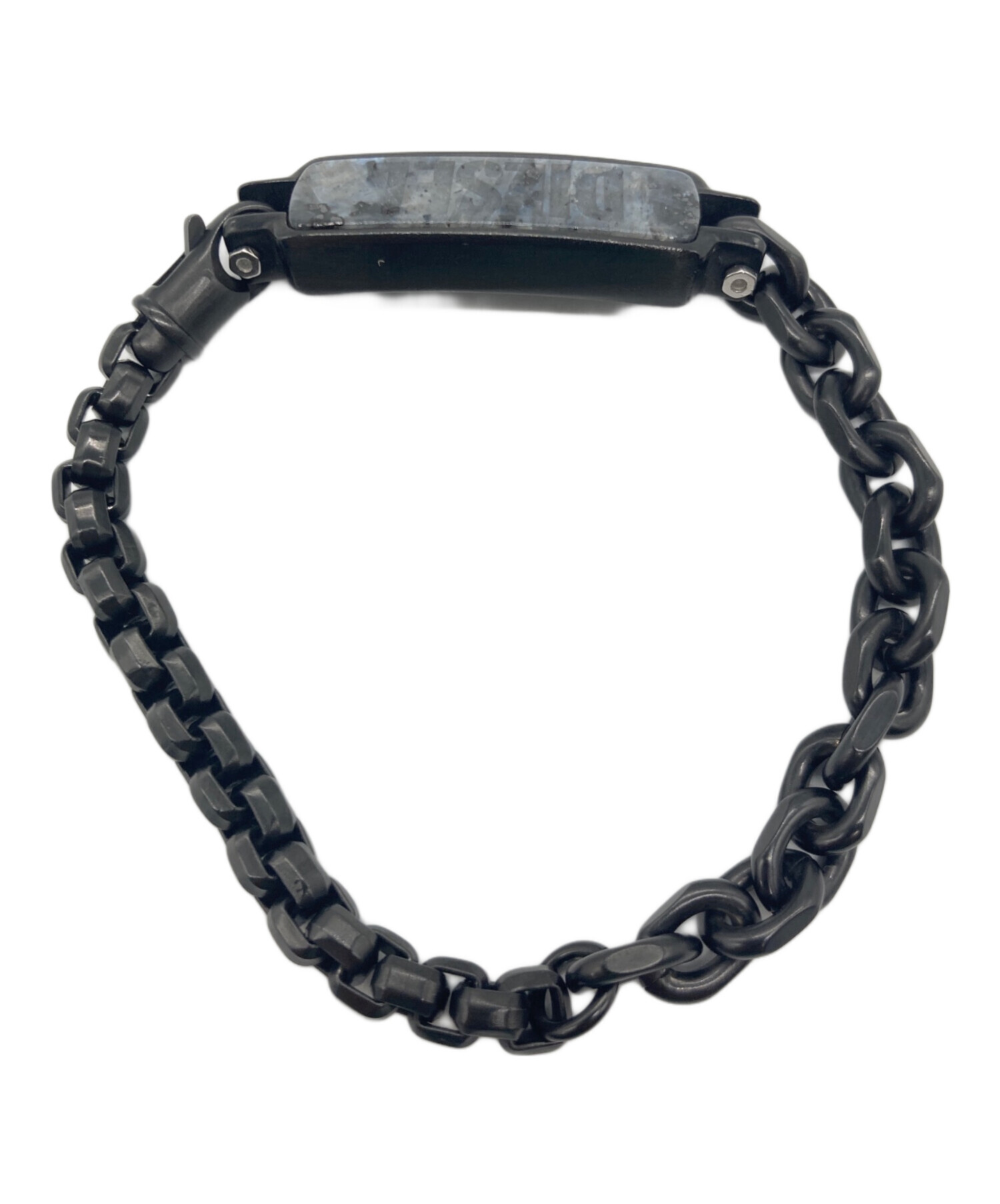中古・古着通販】DIESEL (ディーゼル) ブレスレット ブラック 中古・古着通販】DIESEL (ディーゼル) ブレスレット ブラック
