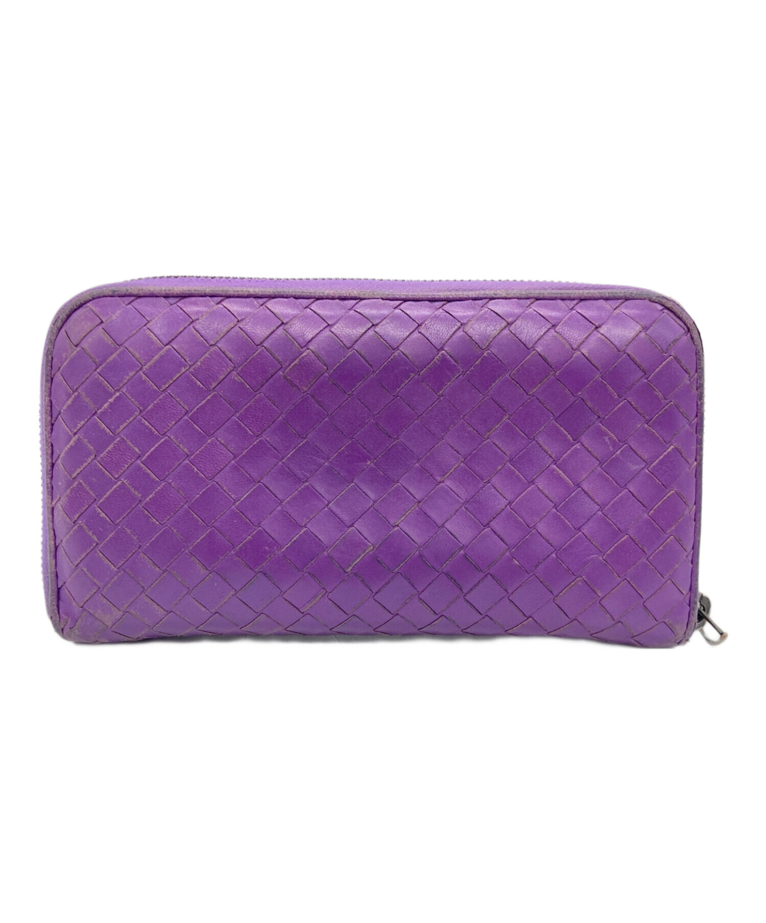 中古・古着通販】BOTTEGA VENETA (ボッテガベネタ) 長財布 パープル