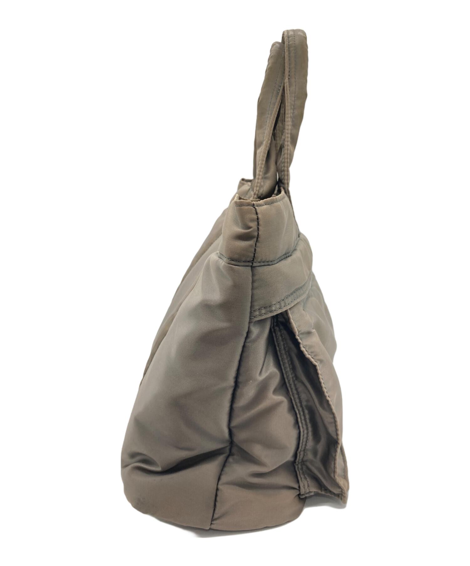 中古・古着通販】PORTER (ポーター) ミニトートバッグ グレー 