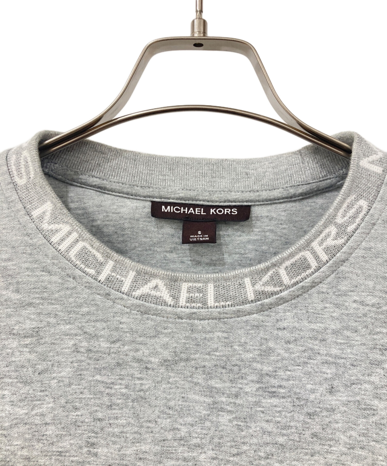 中古・古着通販】MICHAEL KORS (マイケル・コース) スウェット グレー 中古・古着通販】MICHAEL KORS (マイケル・コース) スウェット グレー