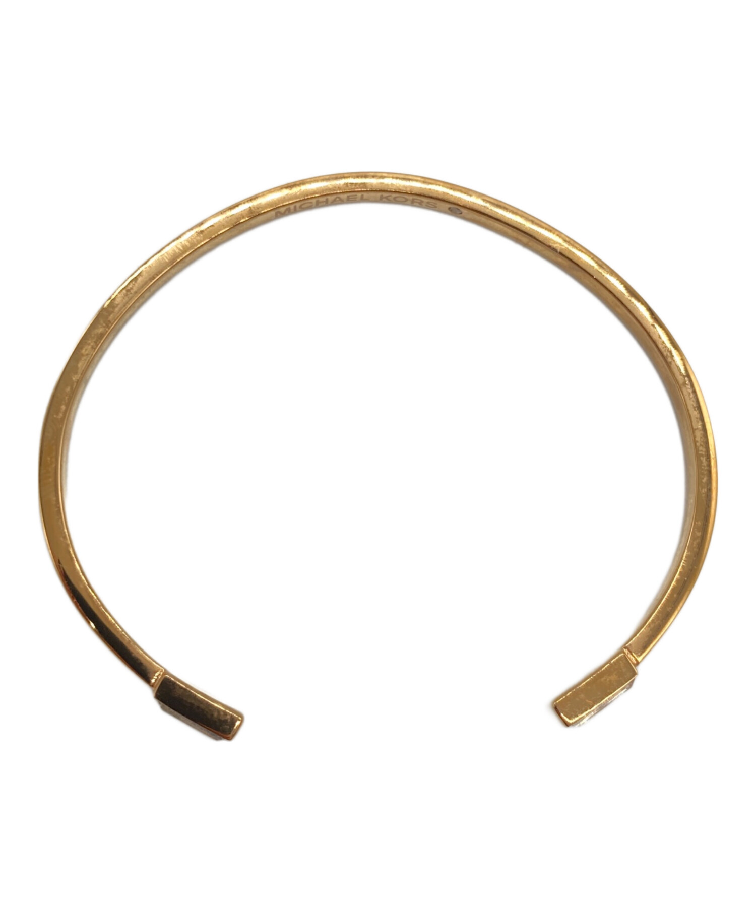 中古・古着通販】MICHAEL KORS (マイケル・コース) バングル ゴールド 