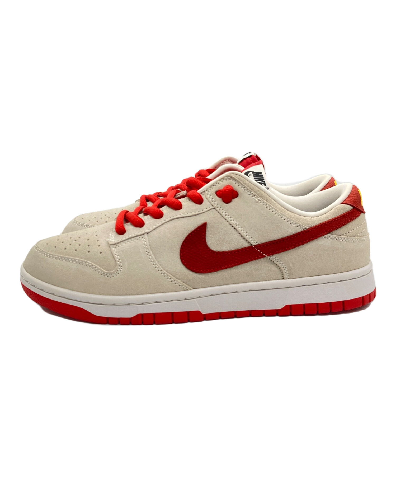 中古・古着通販】NIKE (ナイキ) DUNK LOW BY YOU レッド×ホワイト 