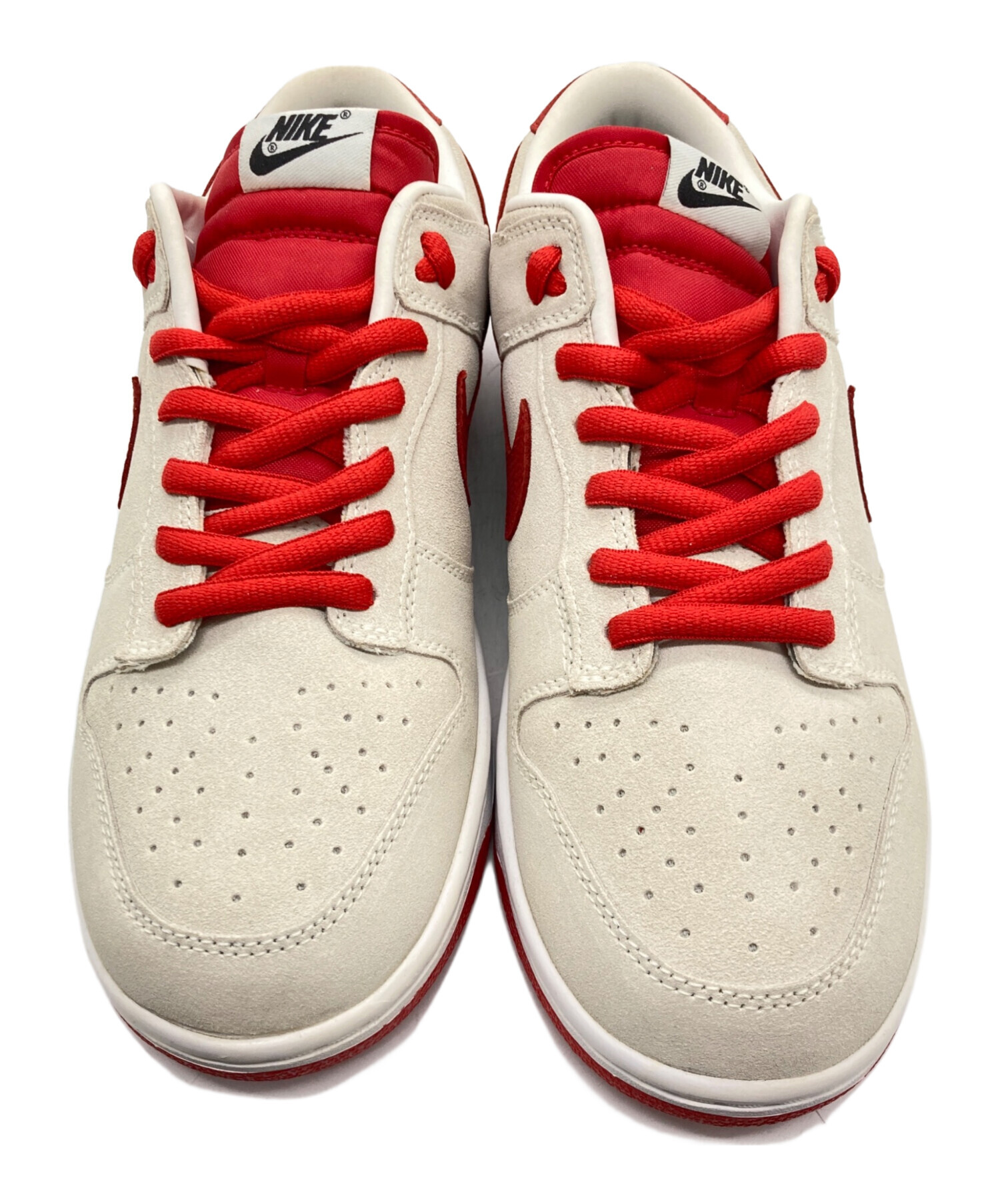 中古・古着通販】NIKE (ナイキ) DUNK LOW BY YOU レッド×ホワイト 