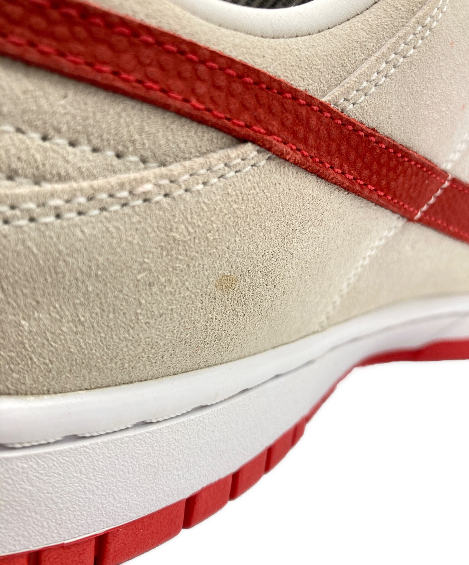 中古・古着通販】NIKE (ナイキ) DUNK LOW BY YOU レッド×ホワイト 