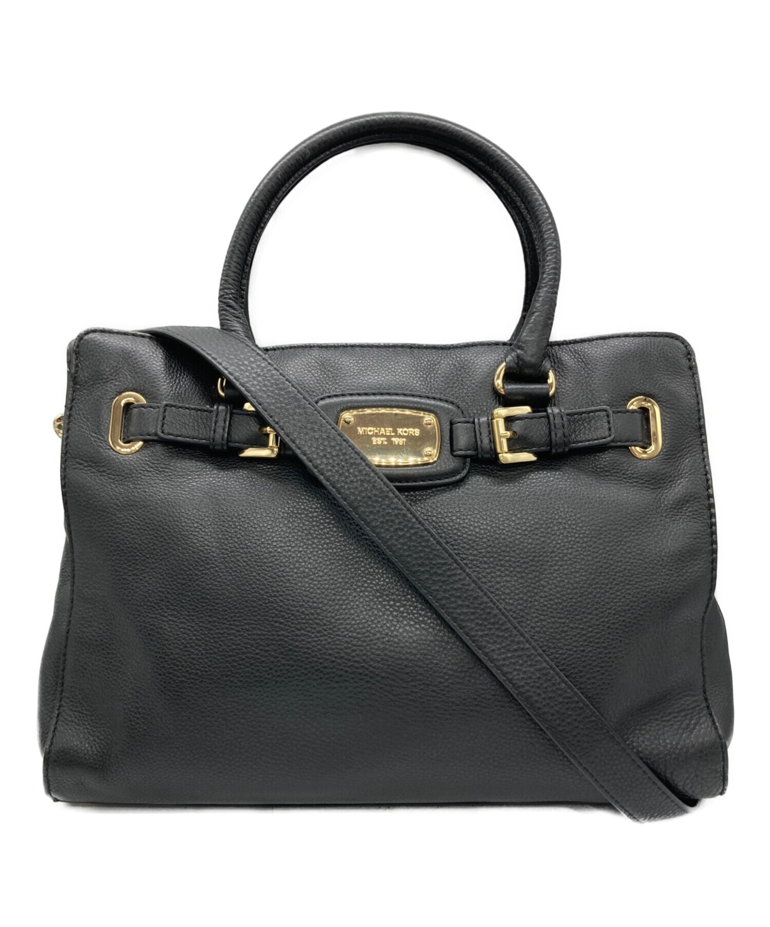 MICHAEL KORS マイケルコースブラック ビジネスバッグ2wayＷジップ 中古・古着通販】MICHAEL KORS (マイケル・コース) 2WAYバッグ