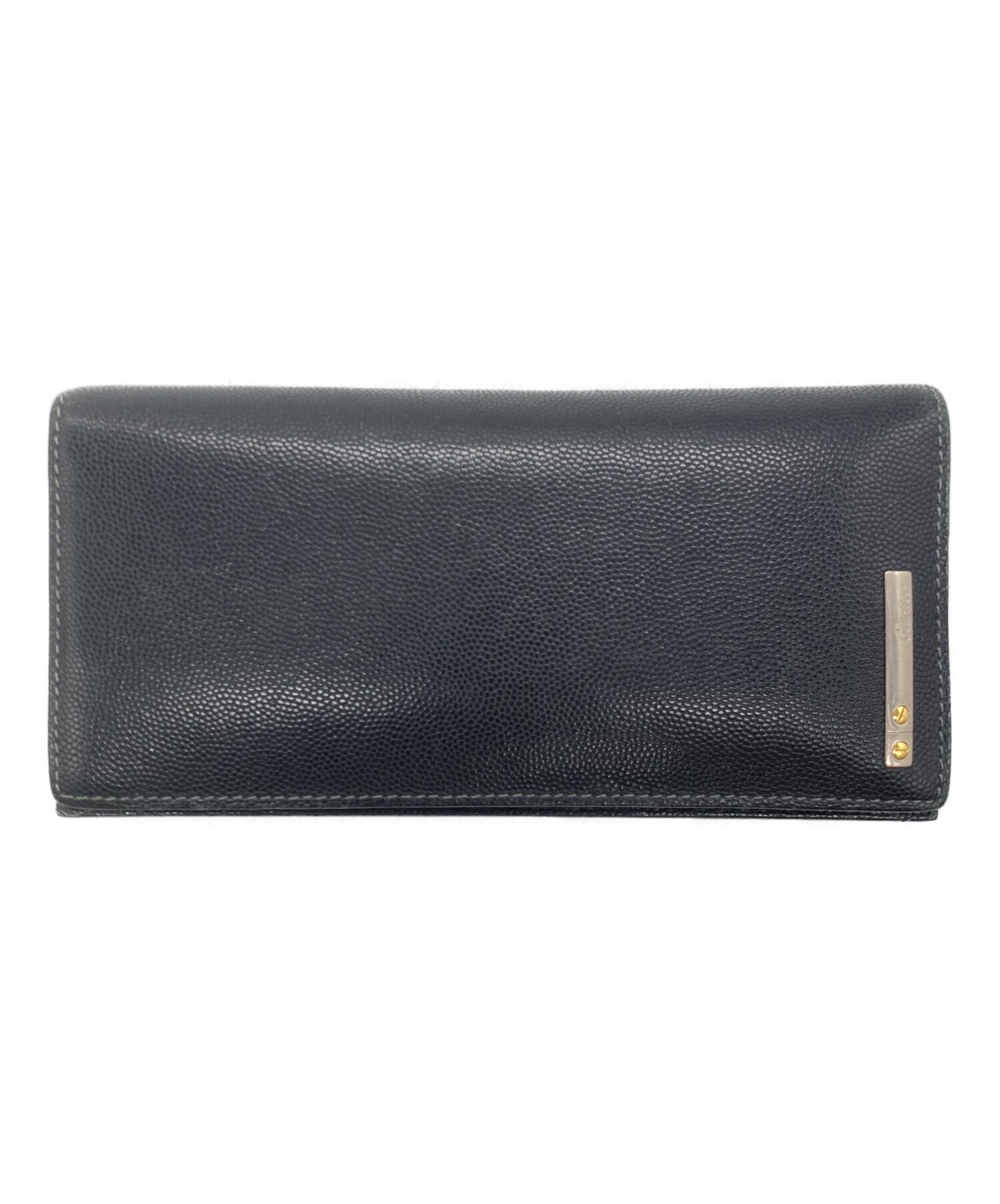 中古・古着通販】Cartier (カルティエ) 長財布/サントス ブラック