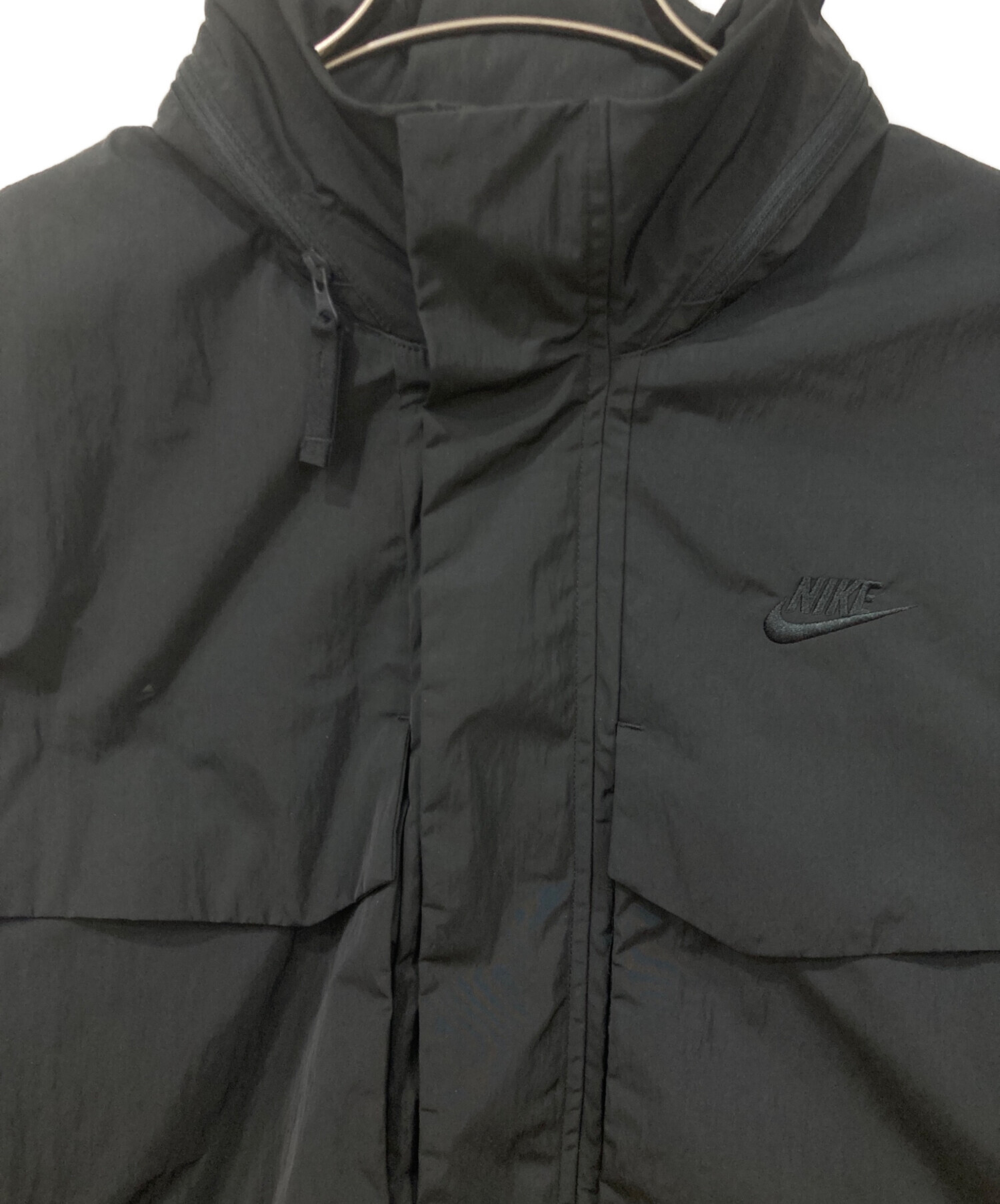 か*や様 ⭕️Nike ブラック フードダウンジャケット 【未使用】Mサイズ 中古・古着通販】NIKE (ナイキ) ナイロンジャケット ブラック サイズ:M