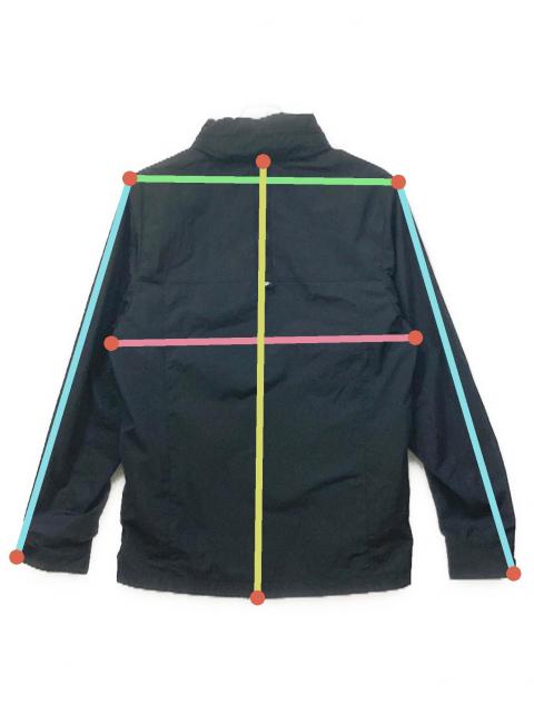 中古・古着通販】NIKE (ナイキ) ナイロンジャケット ブラック サイズ:M